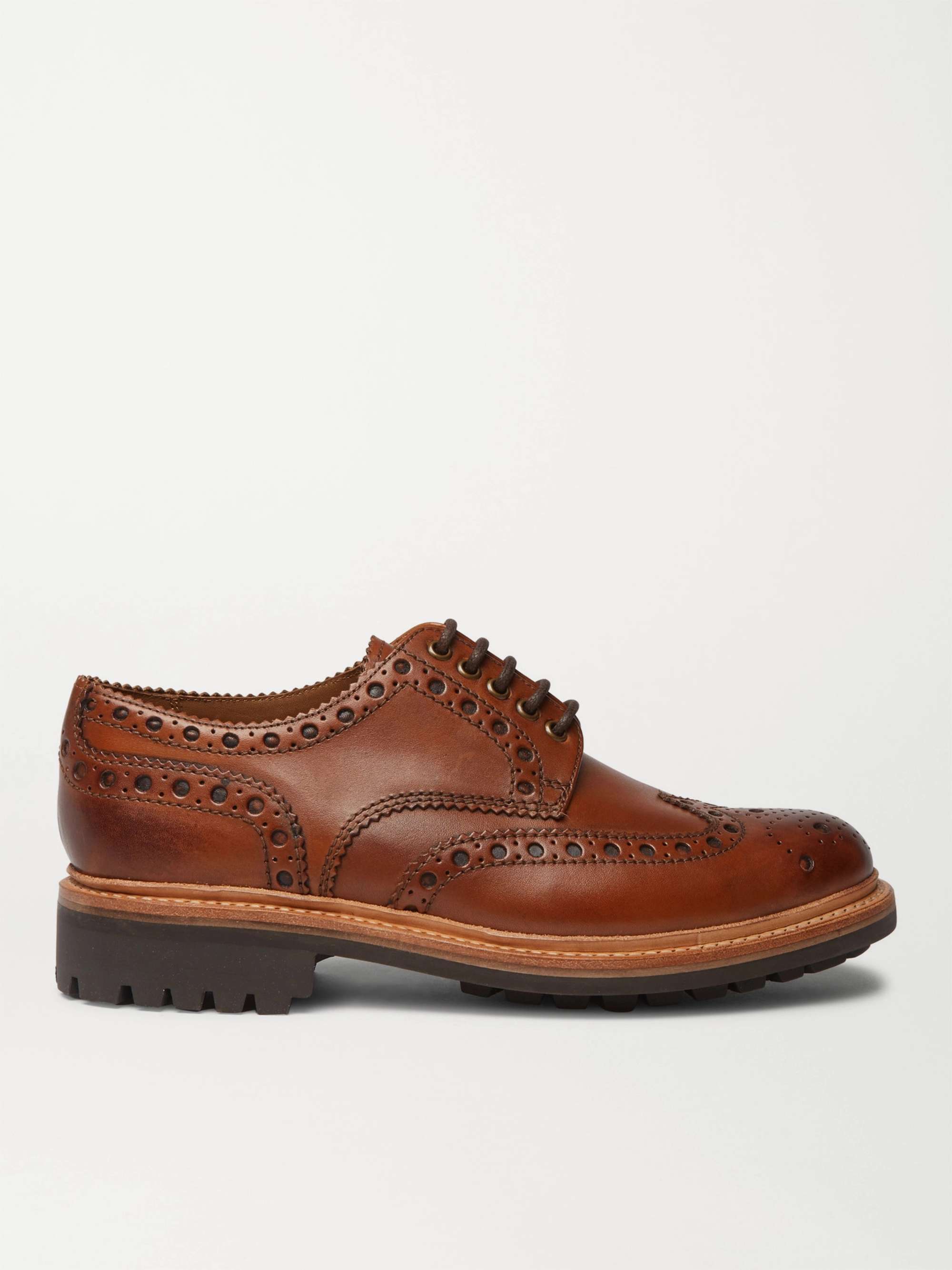 GRENSON Archie Leather Wingtip Brogues