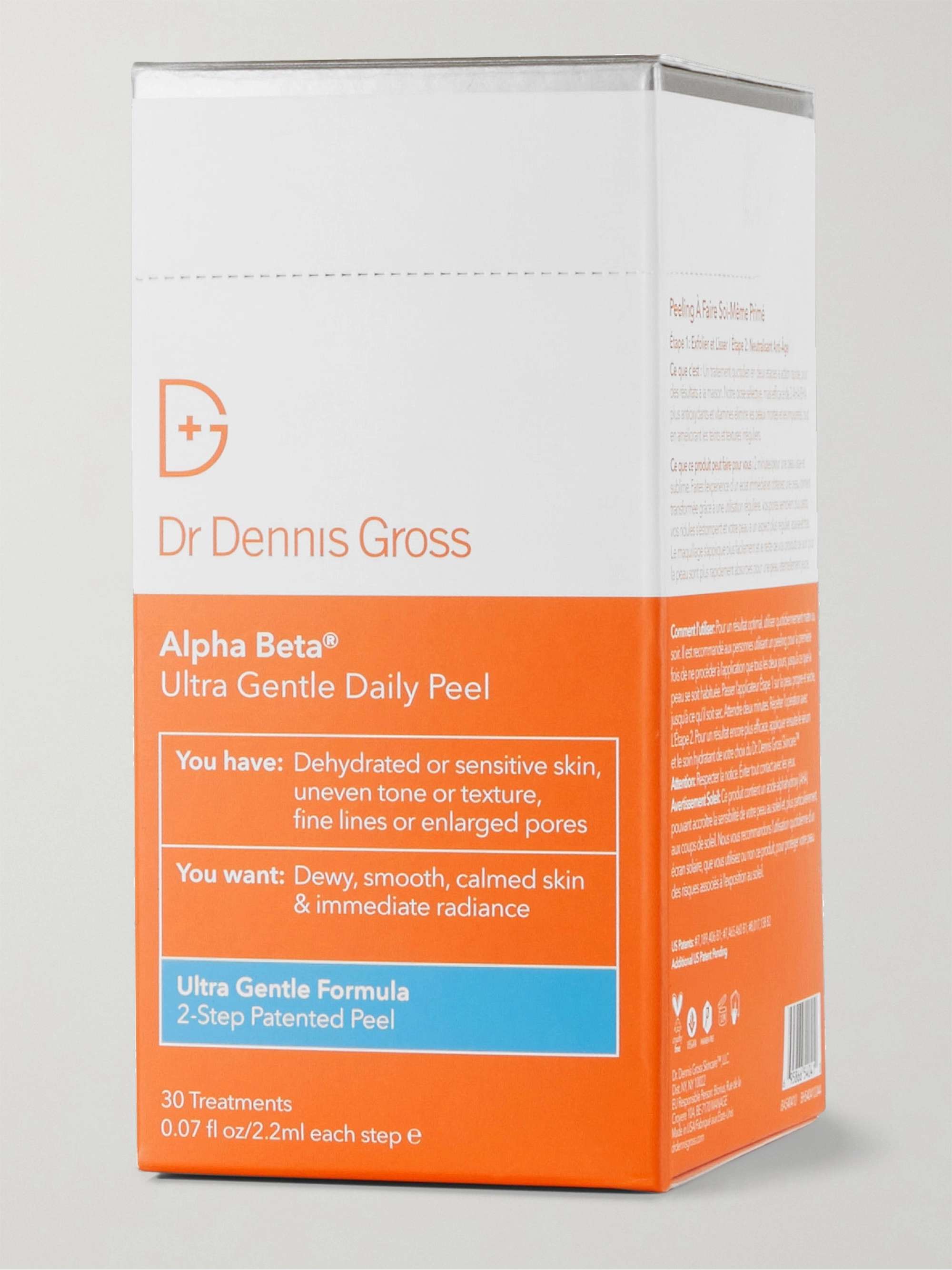DR. DENNIS GROSS SKINCARE Alpha Beta Ultra Gentle Daily Peel, 30 x 2.2ml