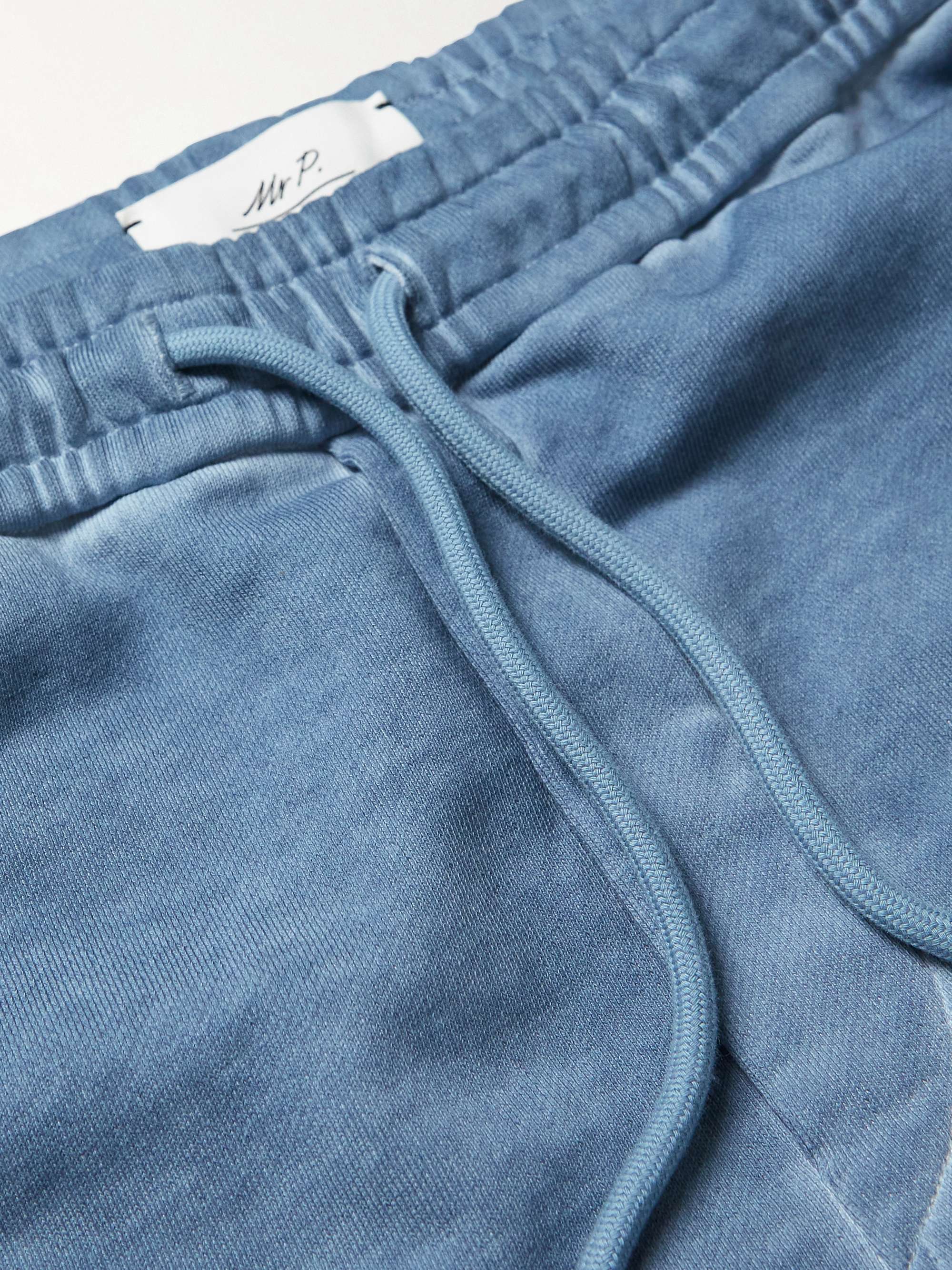 MR P. Cold-Dyed Organic Cotton-Jersey Drawstring Shorts