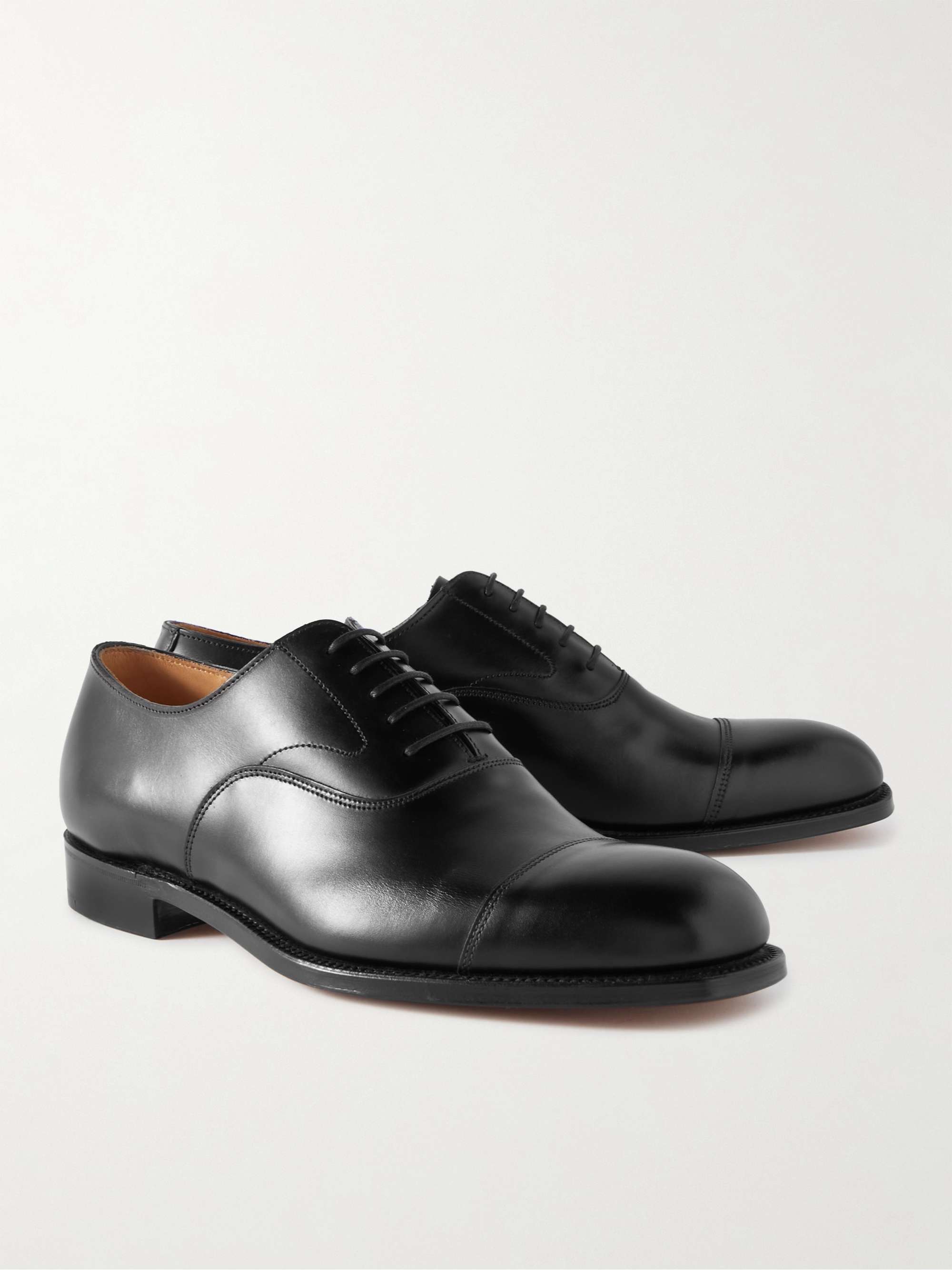 GRENSON Cambridge Leather Oxford Shoes