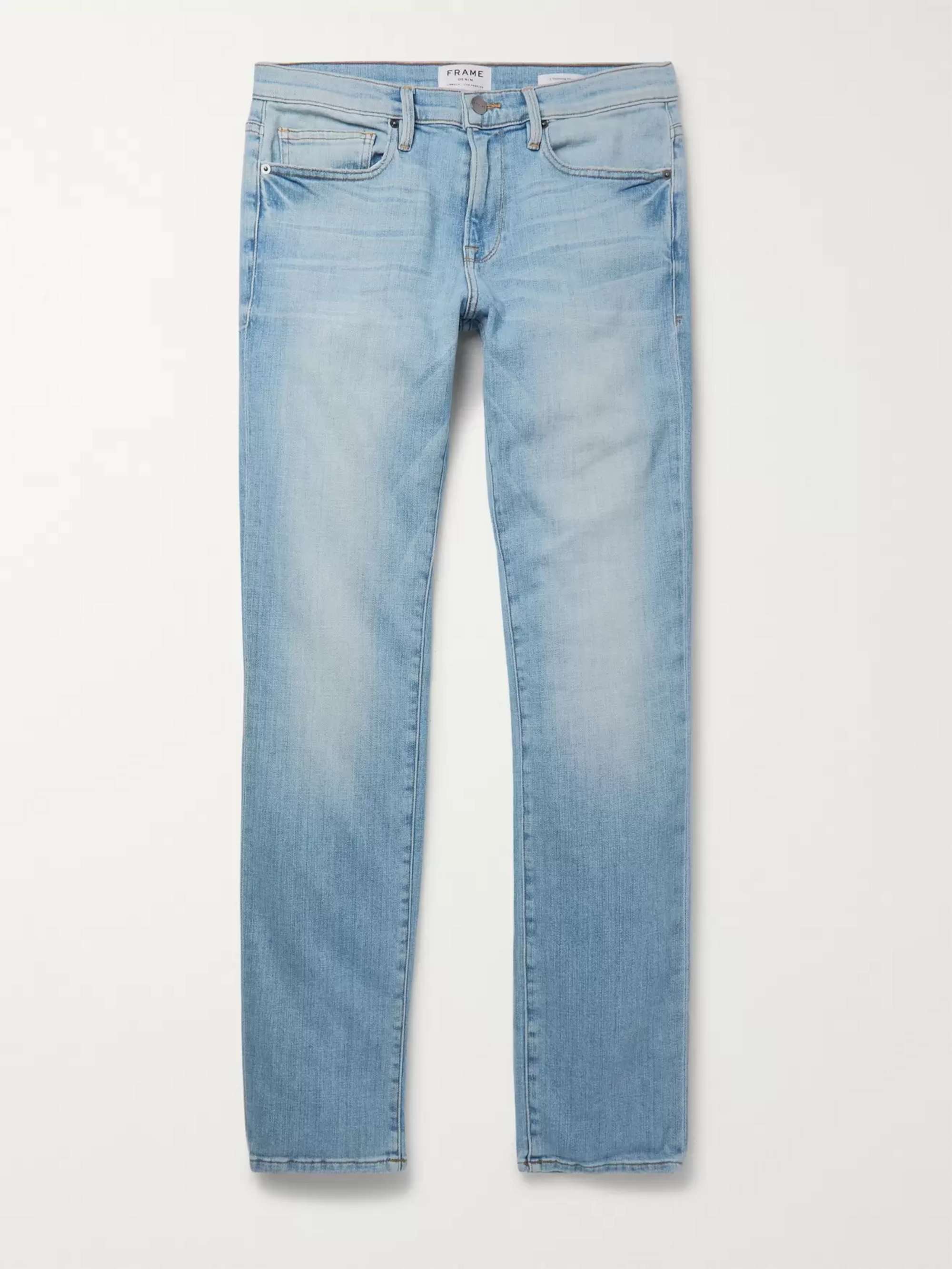 FRAME L'Homme Slim-Fit Stretch-Denim Jeans