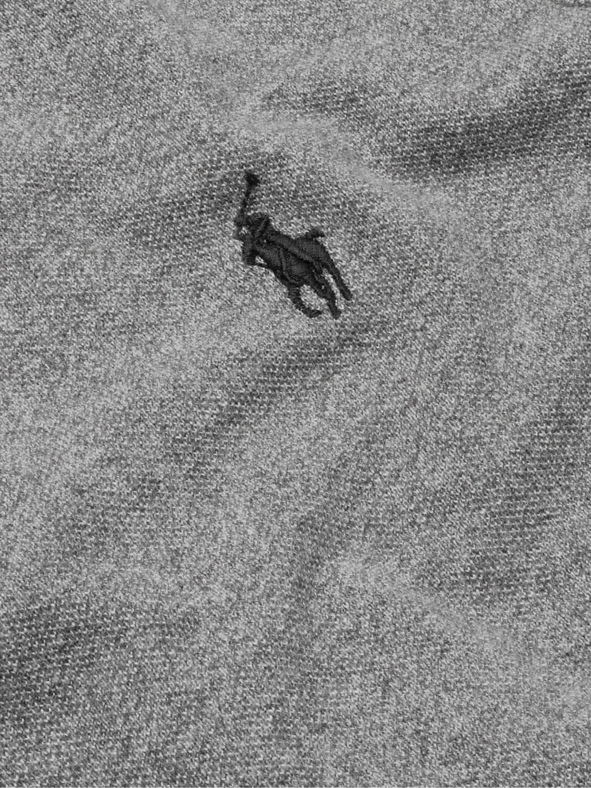POLO RALPH LAUREN Slim-Fit Mélange Cotton-Piqué Polo Shirt