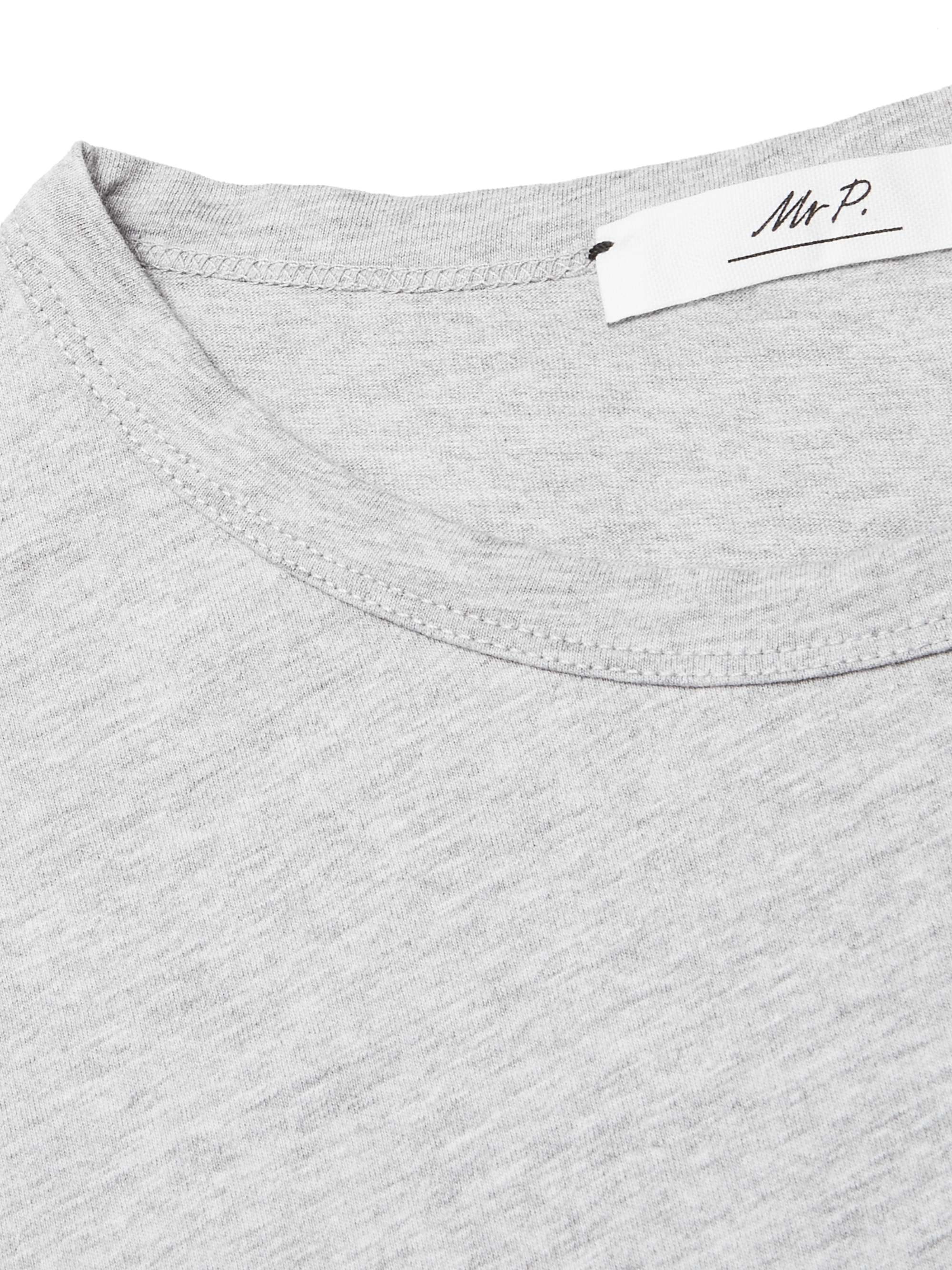 MR P. Mélange Cotton-Jersey T-Shirt