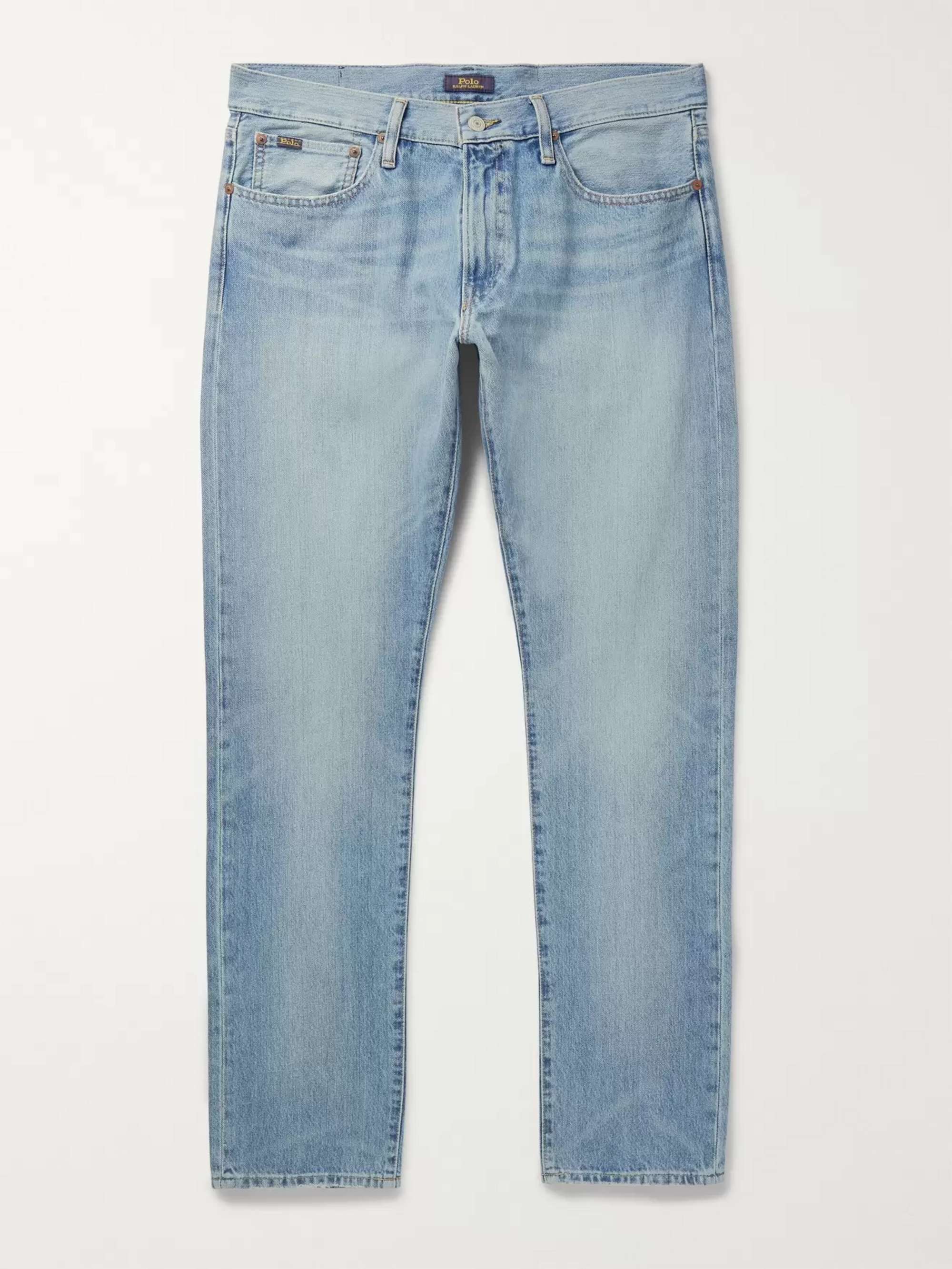 POLO RALPH LAUREN Slim-Fit Stretch-Denim Jeans,Blue