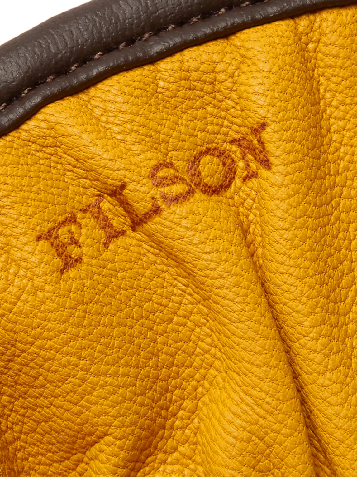 Filson Merino Wool-lined Full-grain Leather Gloves In Brown