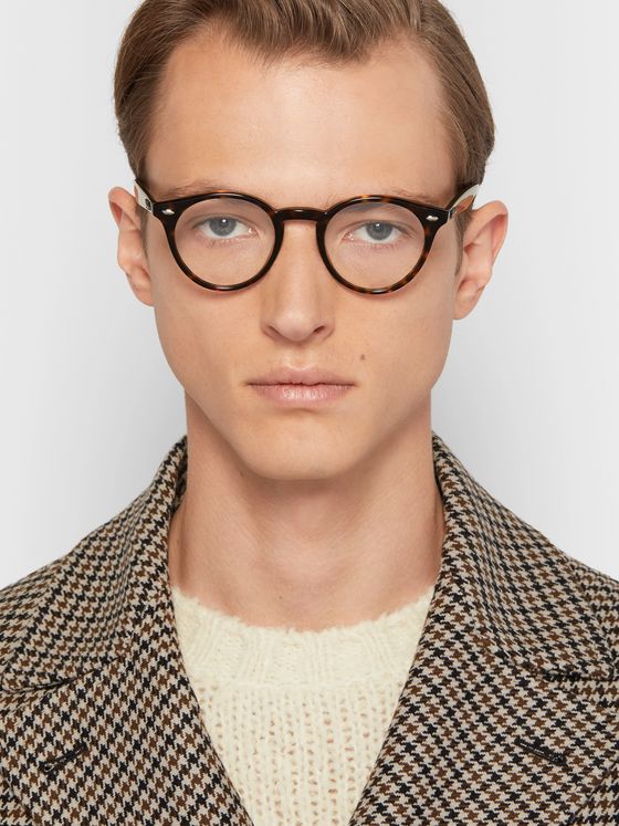 men's circle frame glasses