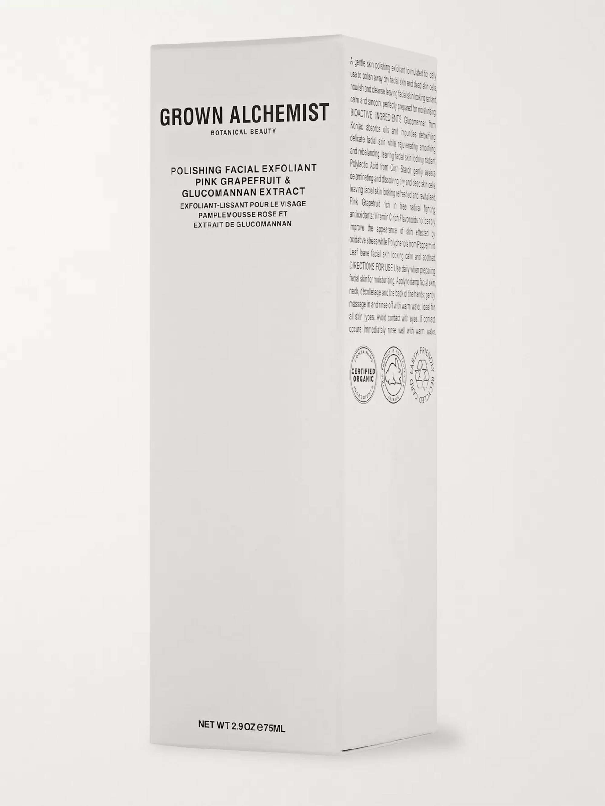 GROWN ALCHEMIST Pink Grapefruit & Glucomannan Extract Polishing Facial Exfoliant, 75ml