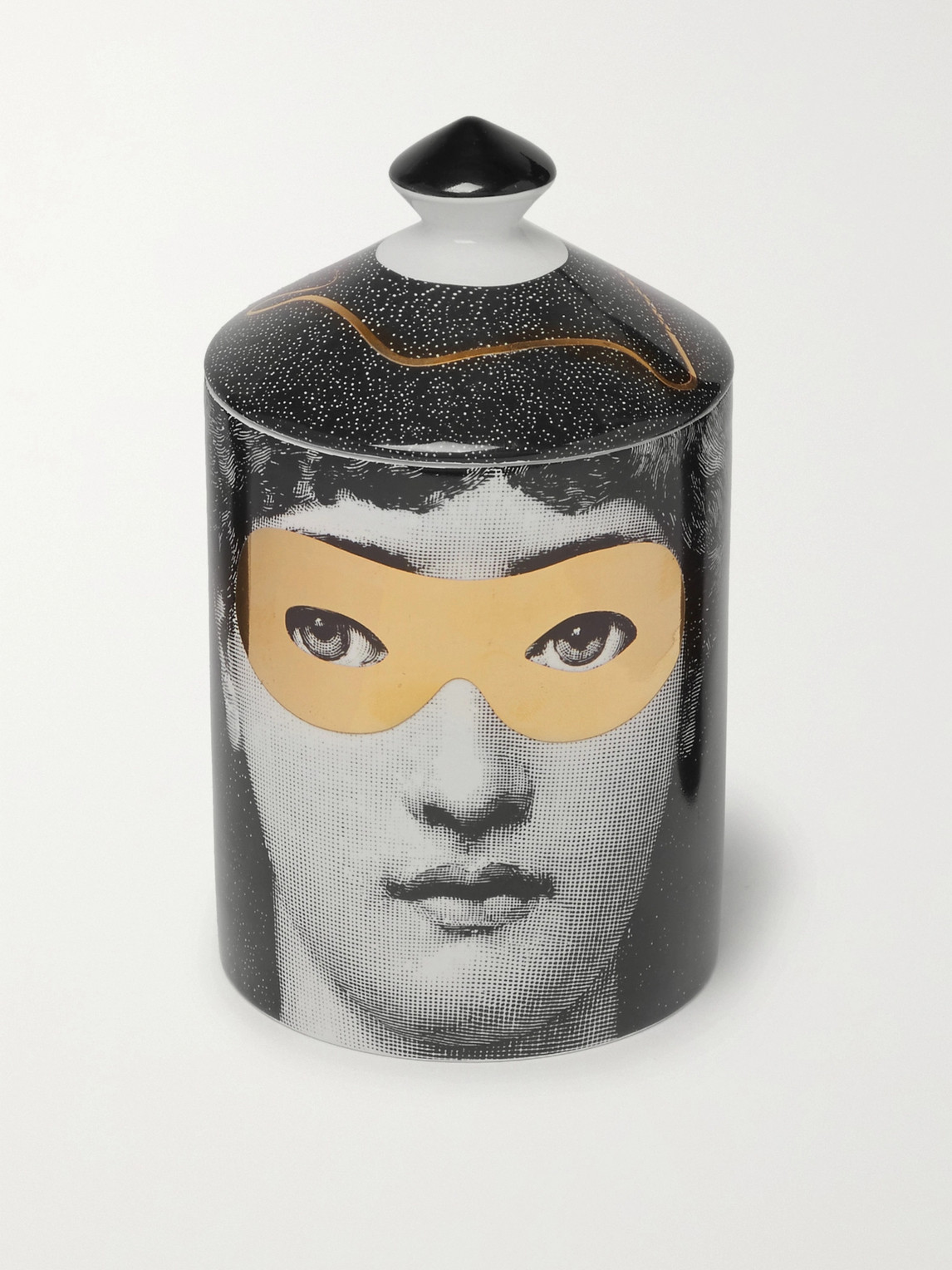 Fornasetti Golden Burlesque Scented Candle, 300g In Grey