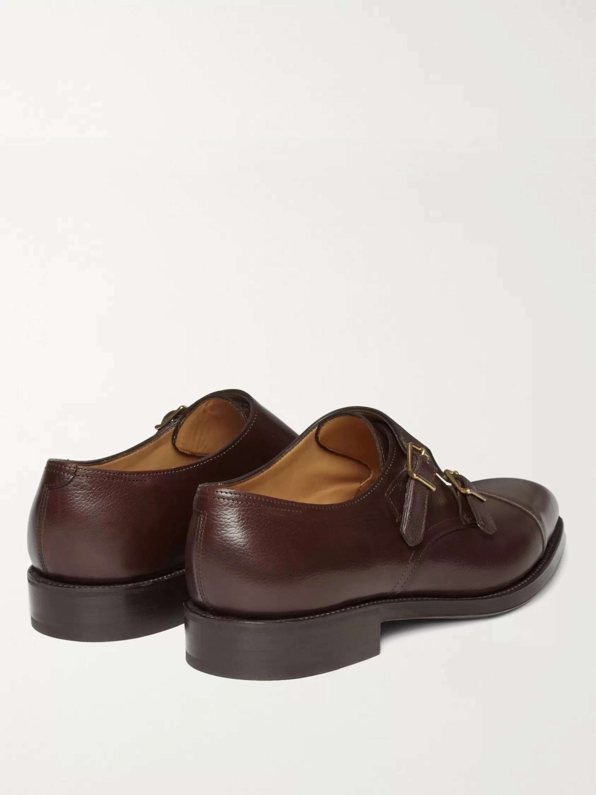 JOHN LOBB William Leather Monk-Strap Shoes