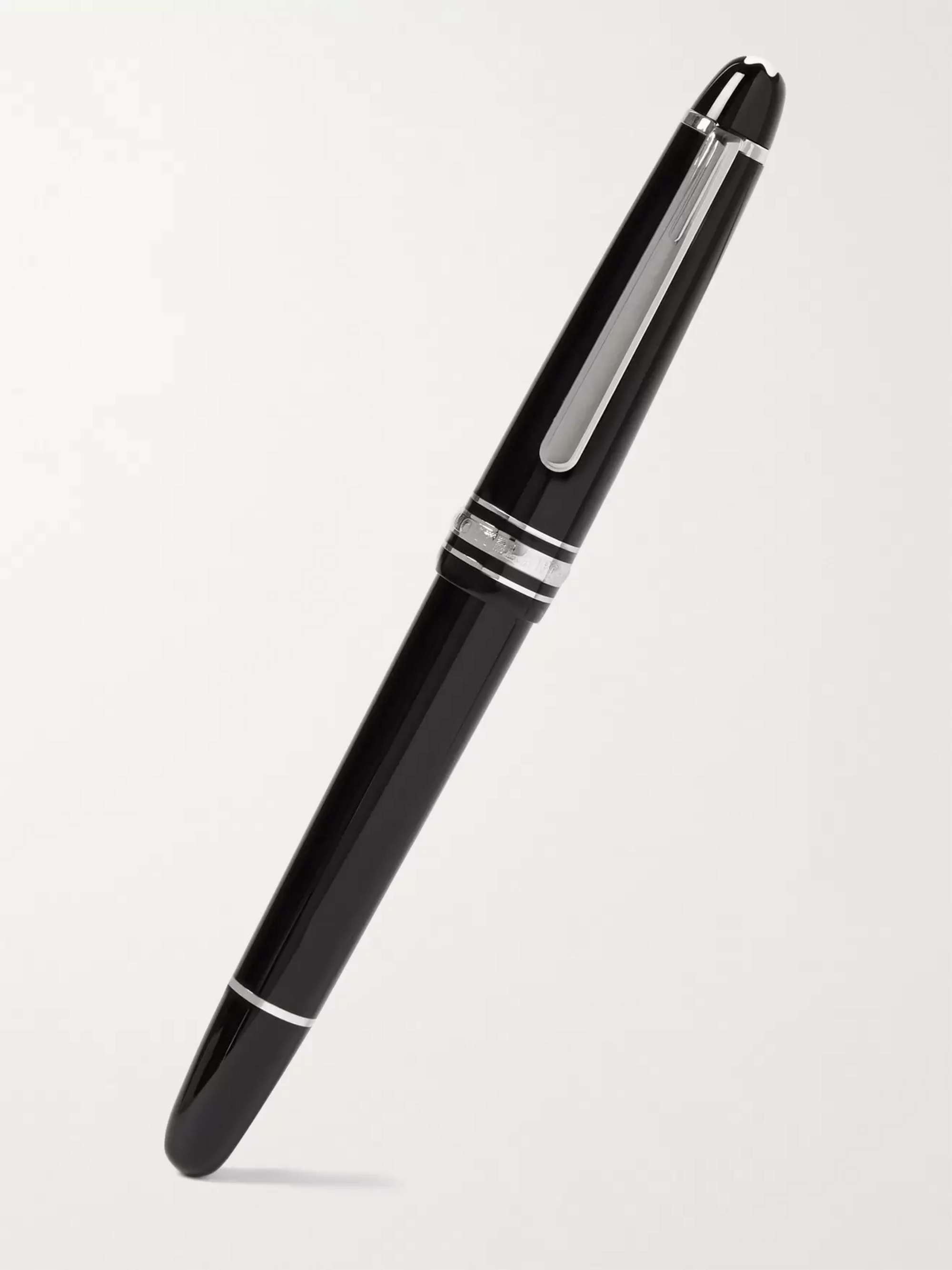MONTBLANC Meisterstück Classique Platinum-Plated and Resin Fountain Pen