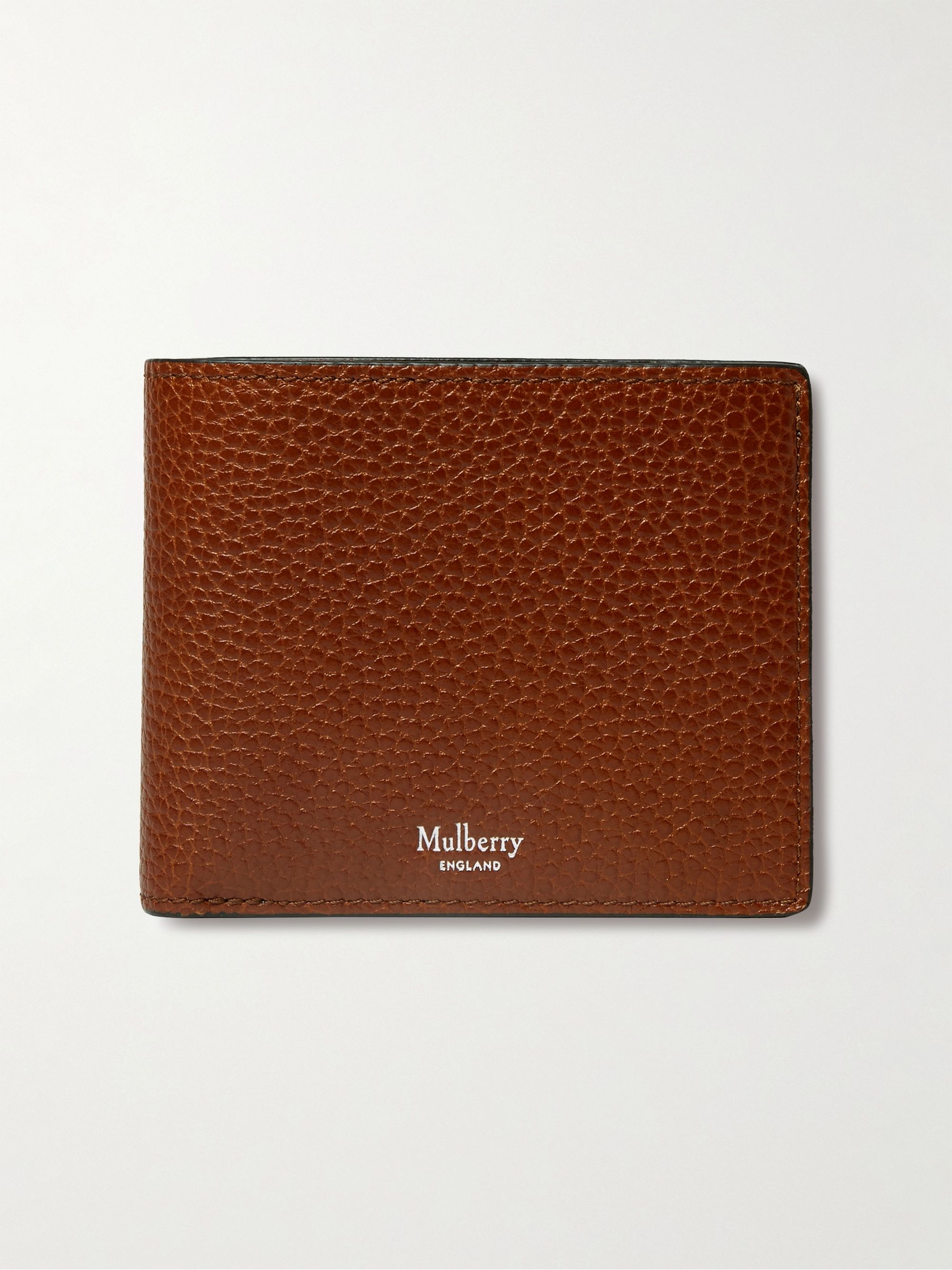 멀베리 반지갑 (선물 추천) Mulberry Full-Grain Leather Billfold Wallet,Brown