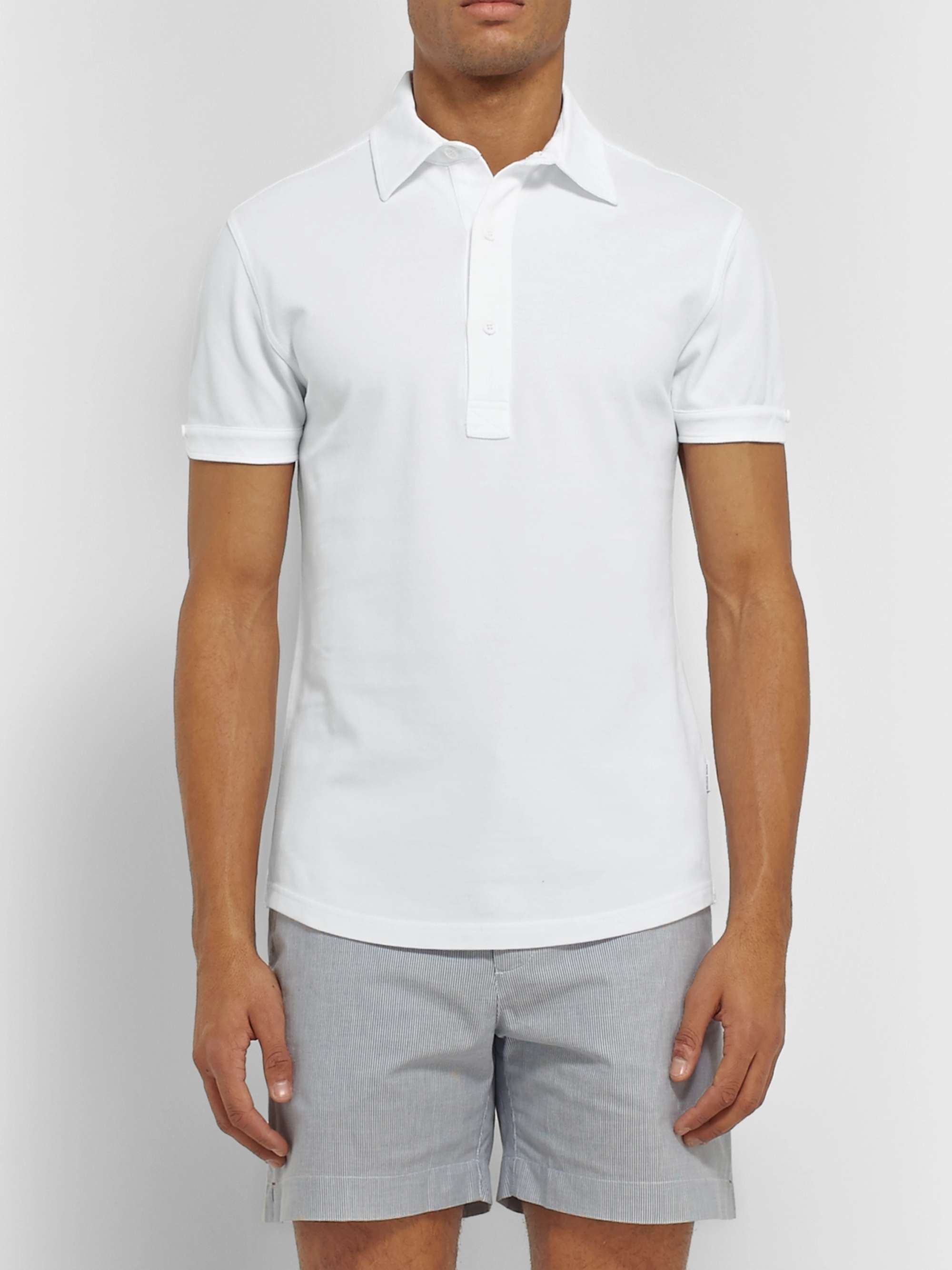 ORLEBAR BROWN Sebastian Slim-Fit Cotton-Piqué Polo Shirt