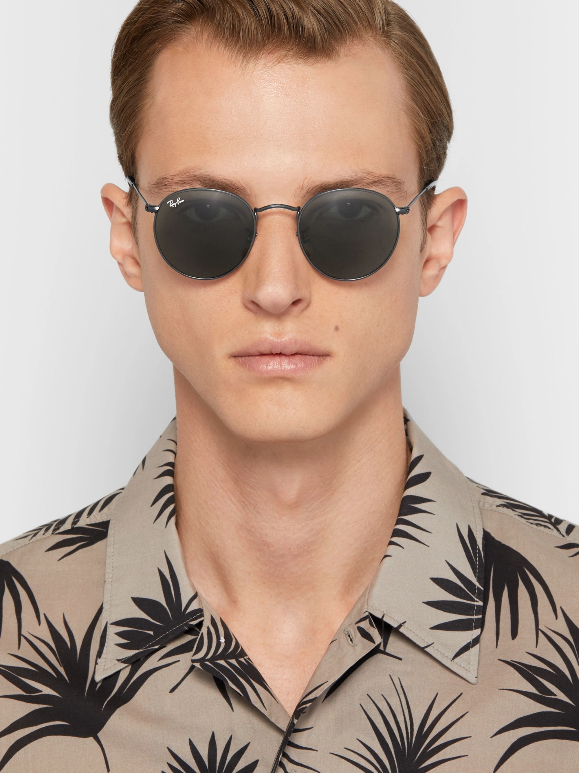 mens round sunglasses ray ban