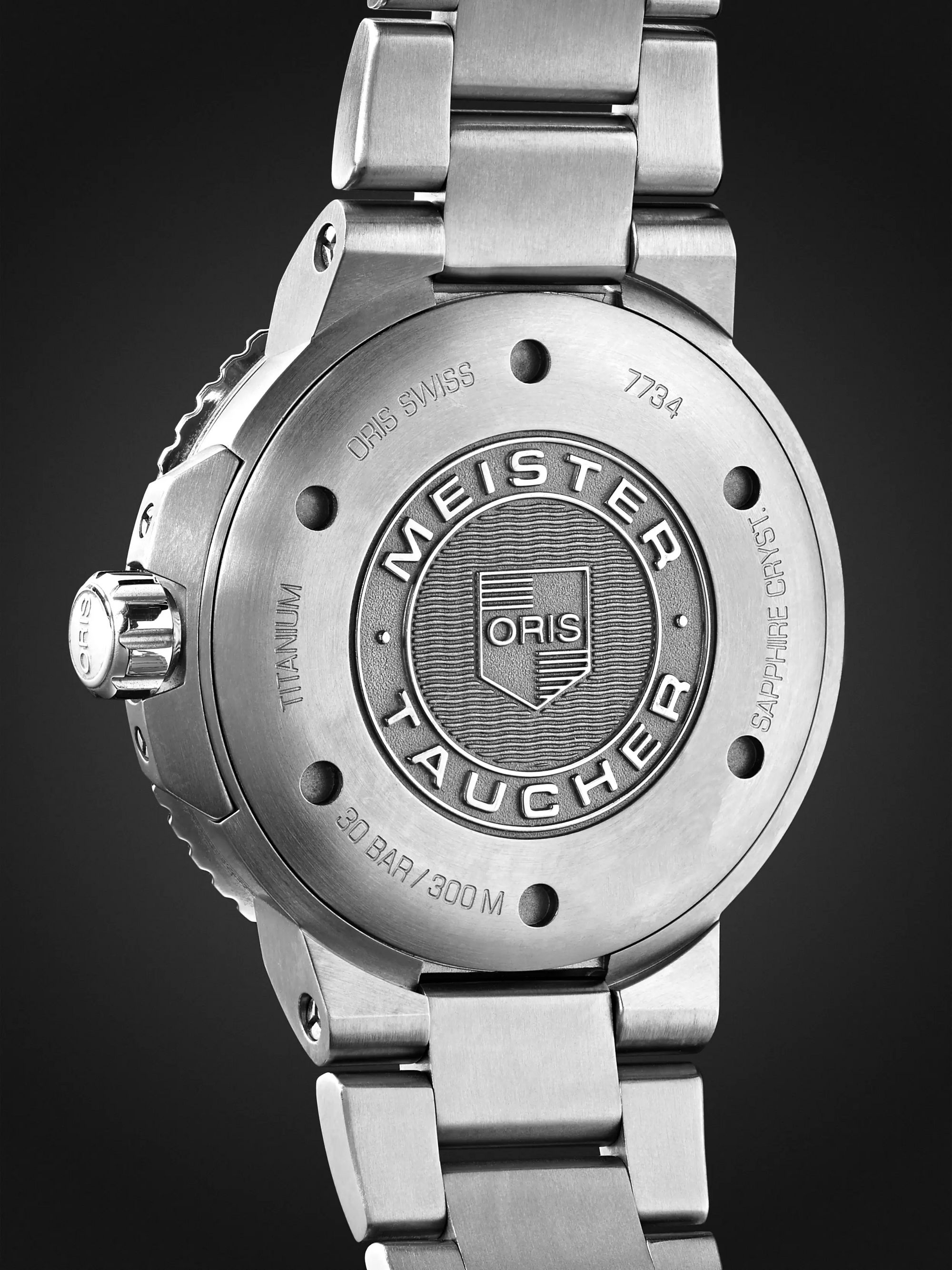 Aquis Regulateur Der Meistertaucher Automatic 43.5mm Titanium Watch, Ref.  No. 01 749 7734 7154-Set