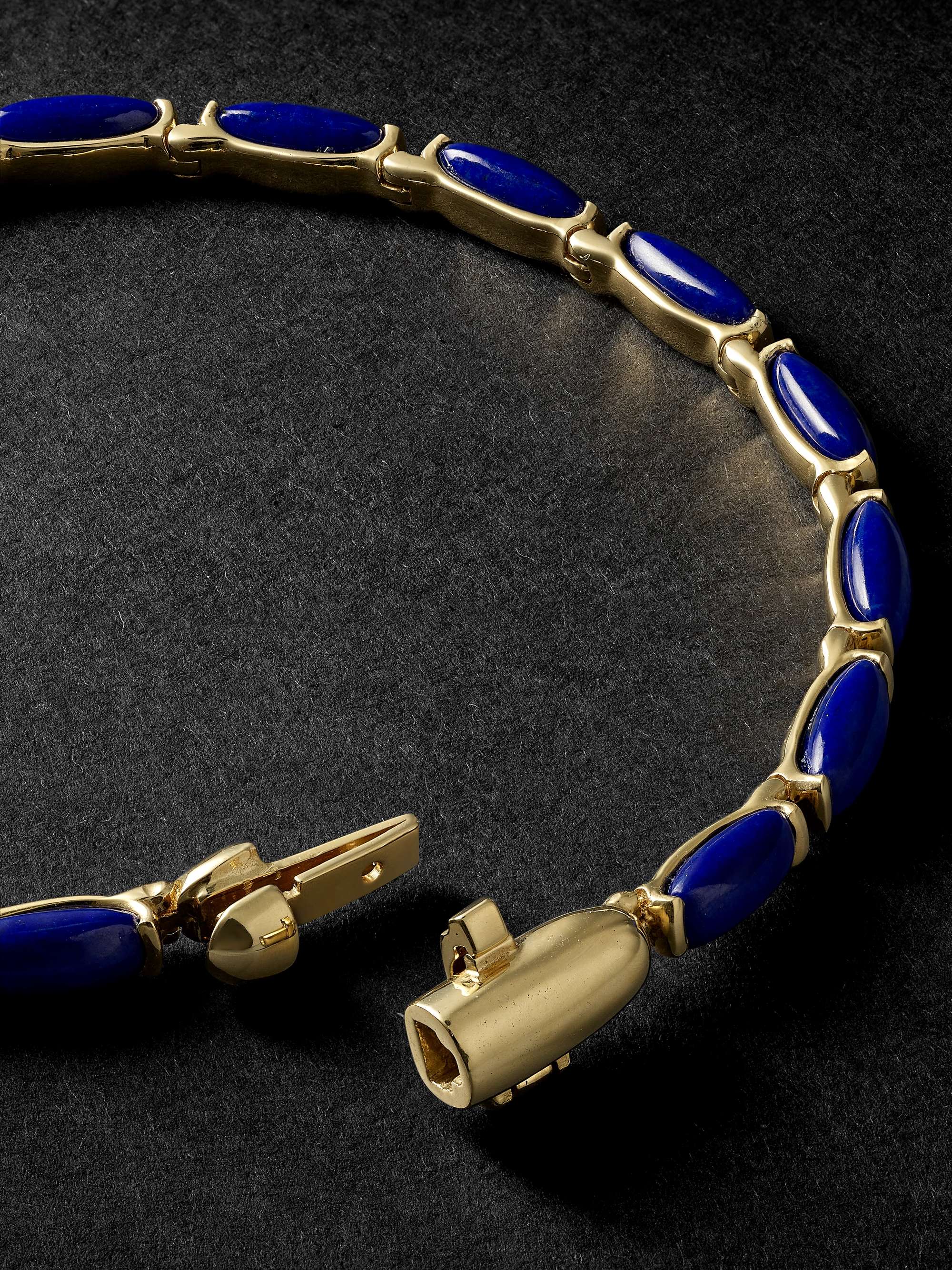 FERNANDO JORGE 18-Karat Gold Lapis Lazuli Bracelet