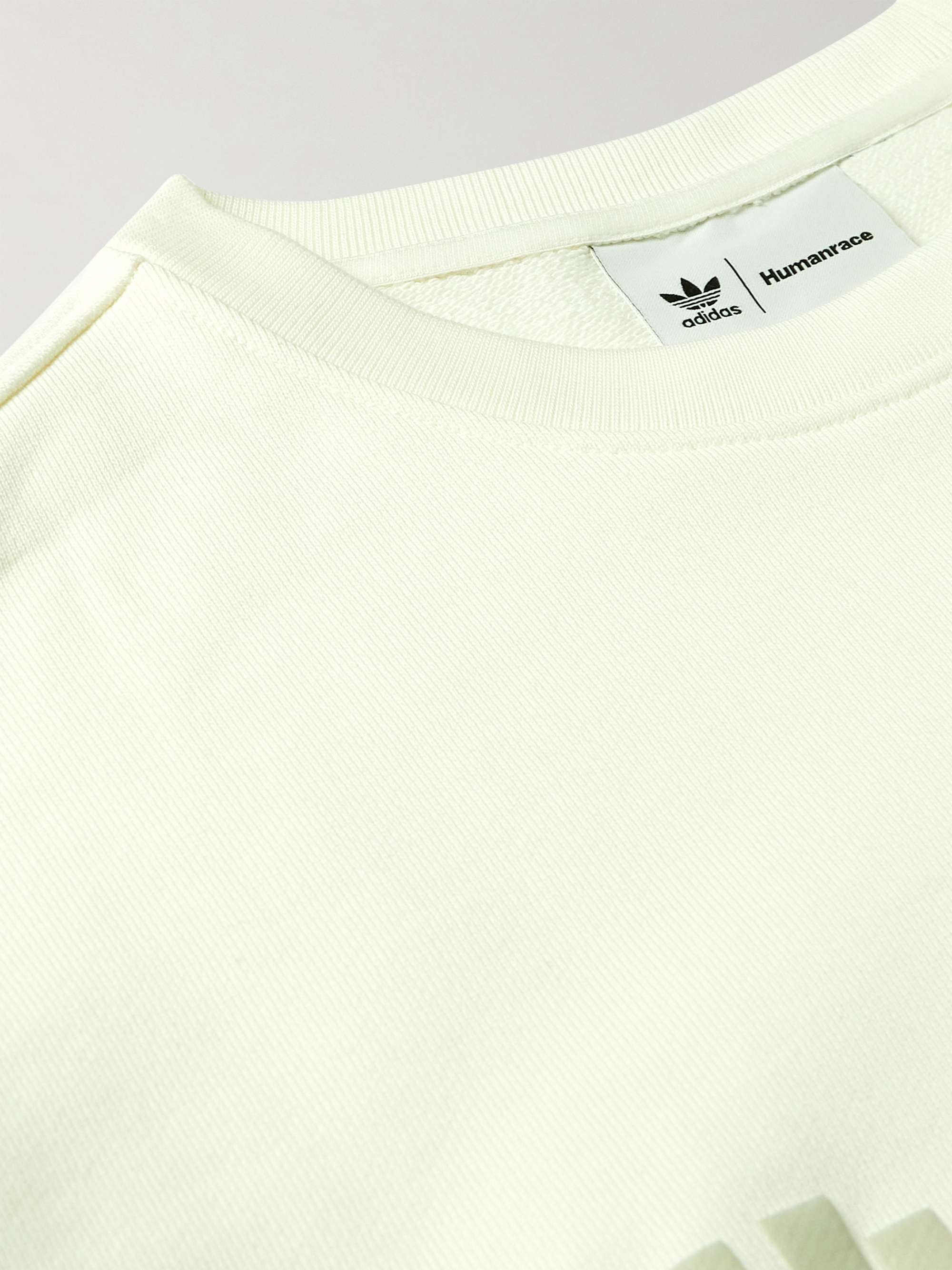 ADIDAS ORIGINALS + Pharrell Williams Basics Logo-Print Cotton-Jersey Sweatshirt