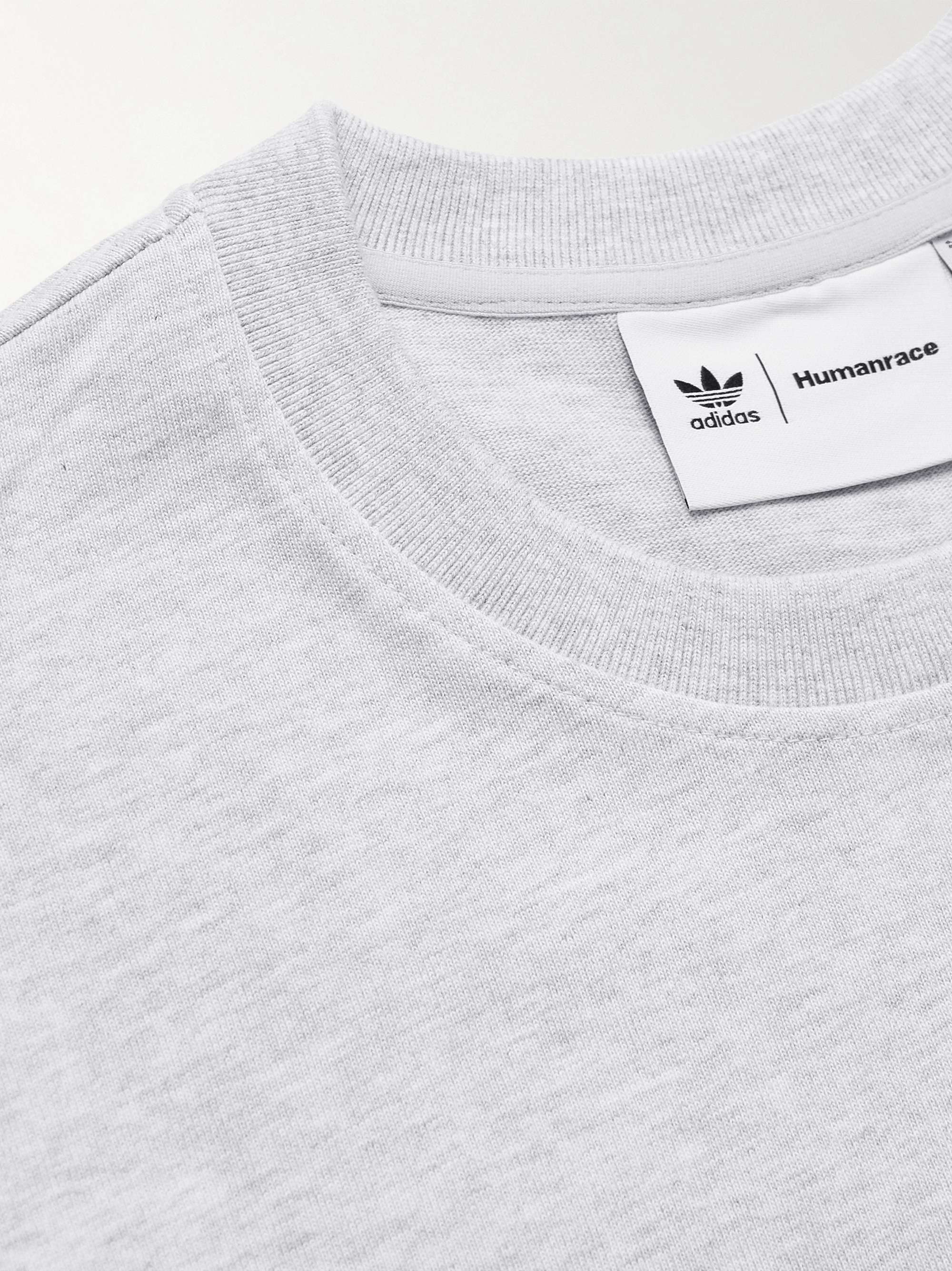 ADIDAS ORIGINALS + Pharrell Williams Basics Logo-Print Cotton-Jersey T-Shirt