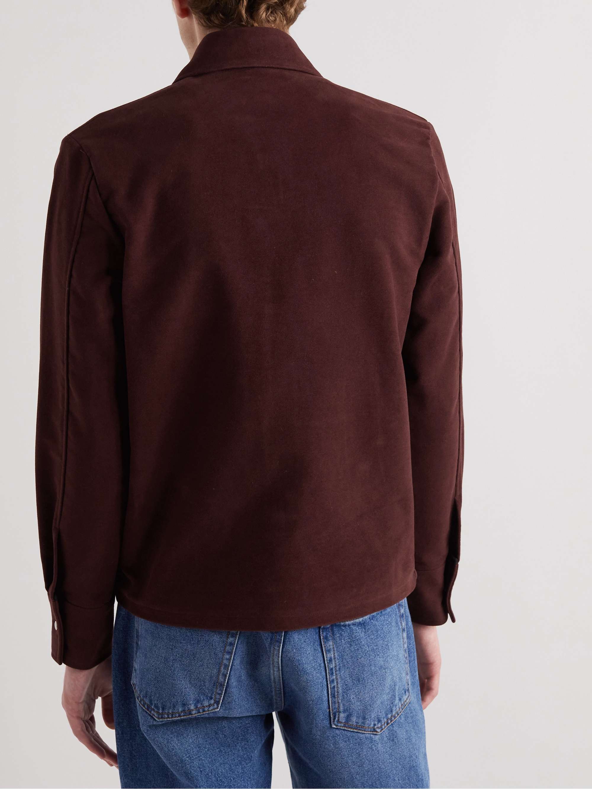 SÉFR Matsy Cotton-Moleskin Shirt Jacket