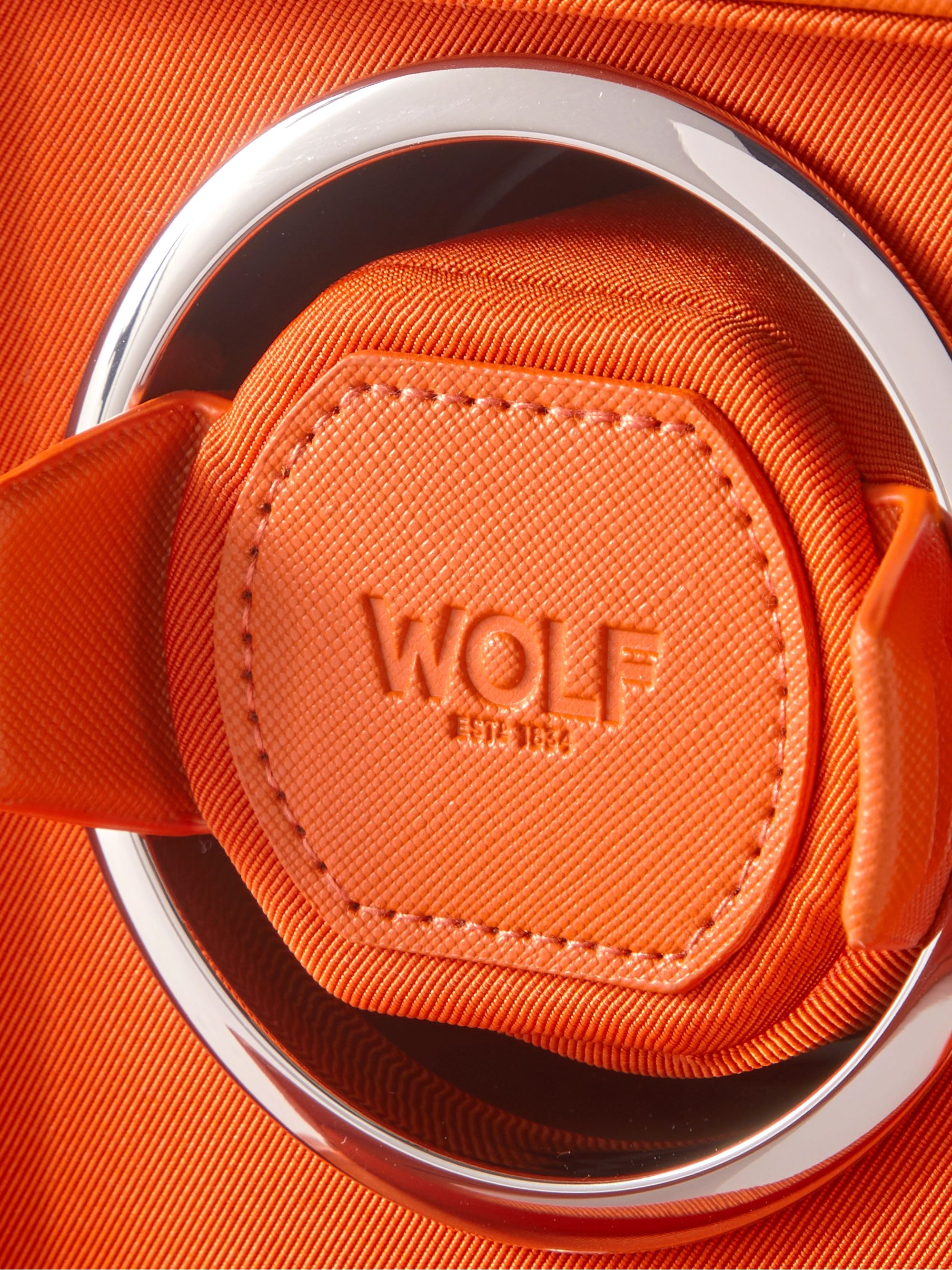 WOLF Cub Pebble-Grain Vegan Leather Watch Winder