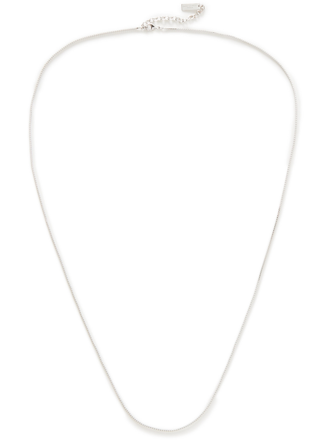 Saint Laurent Silver-tone Chain Necklace
