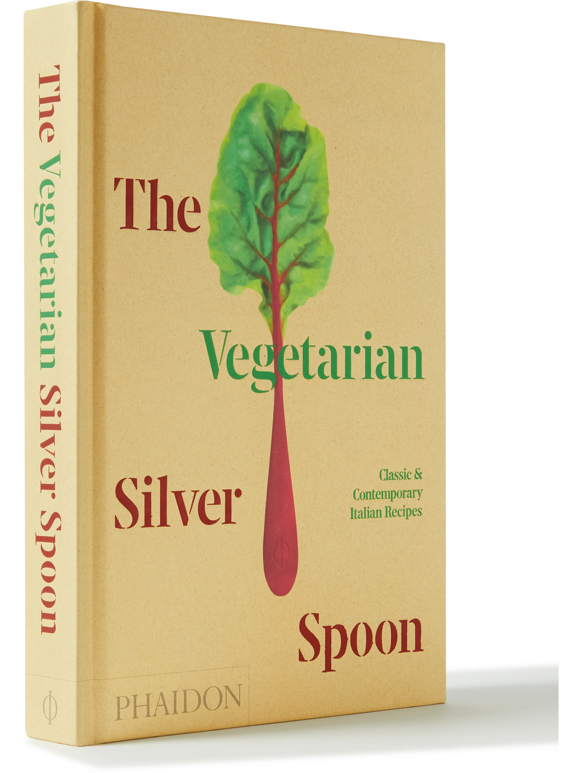 Phaidon The Vegetarian Silver Spoon: Classic And Contemporary Italian Recipes Hardcover Cookbook In Yellow