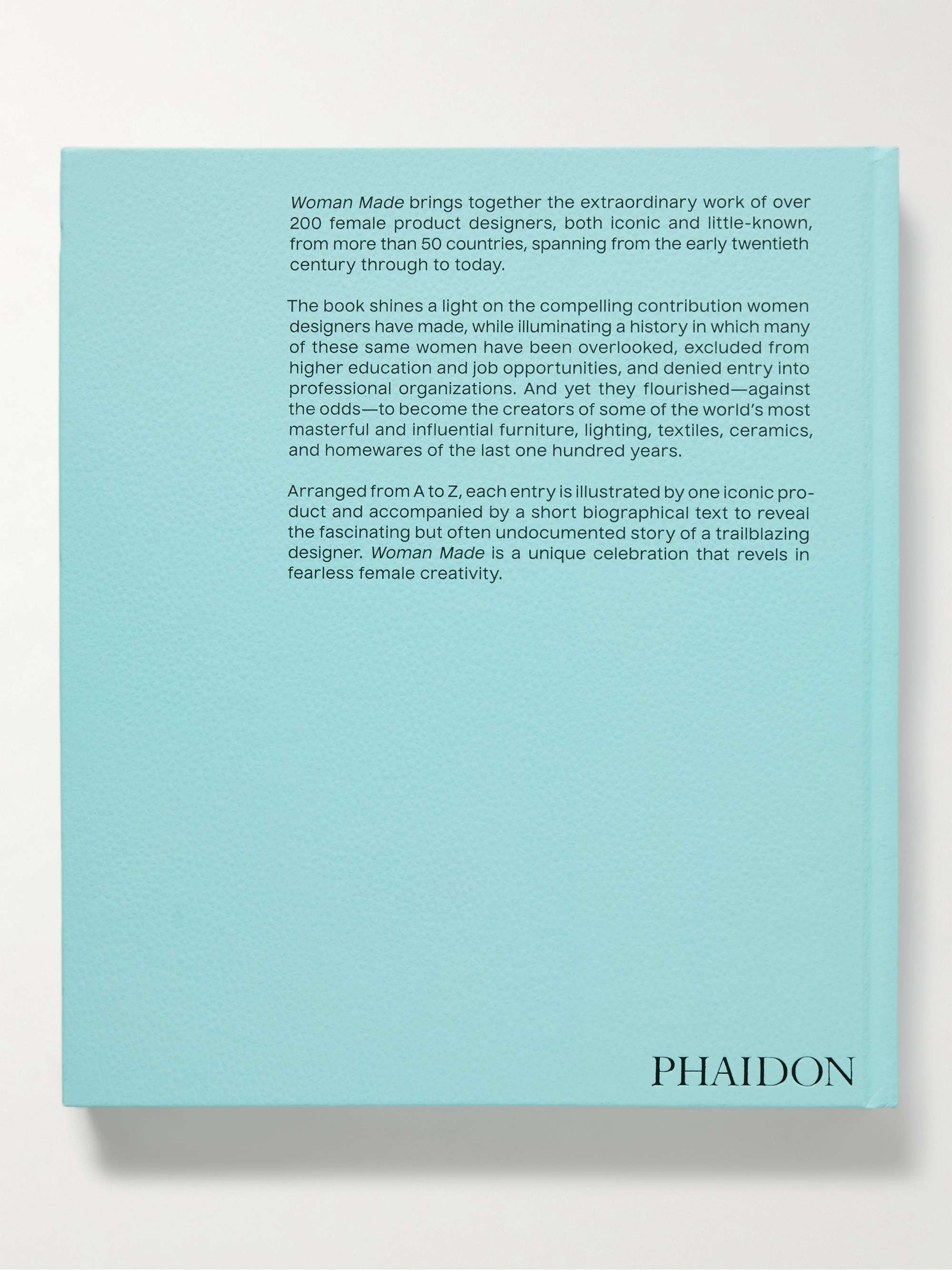 PHAIDON Woman Made: Great Women Designers Hardcover Book