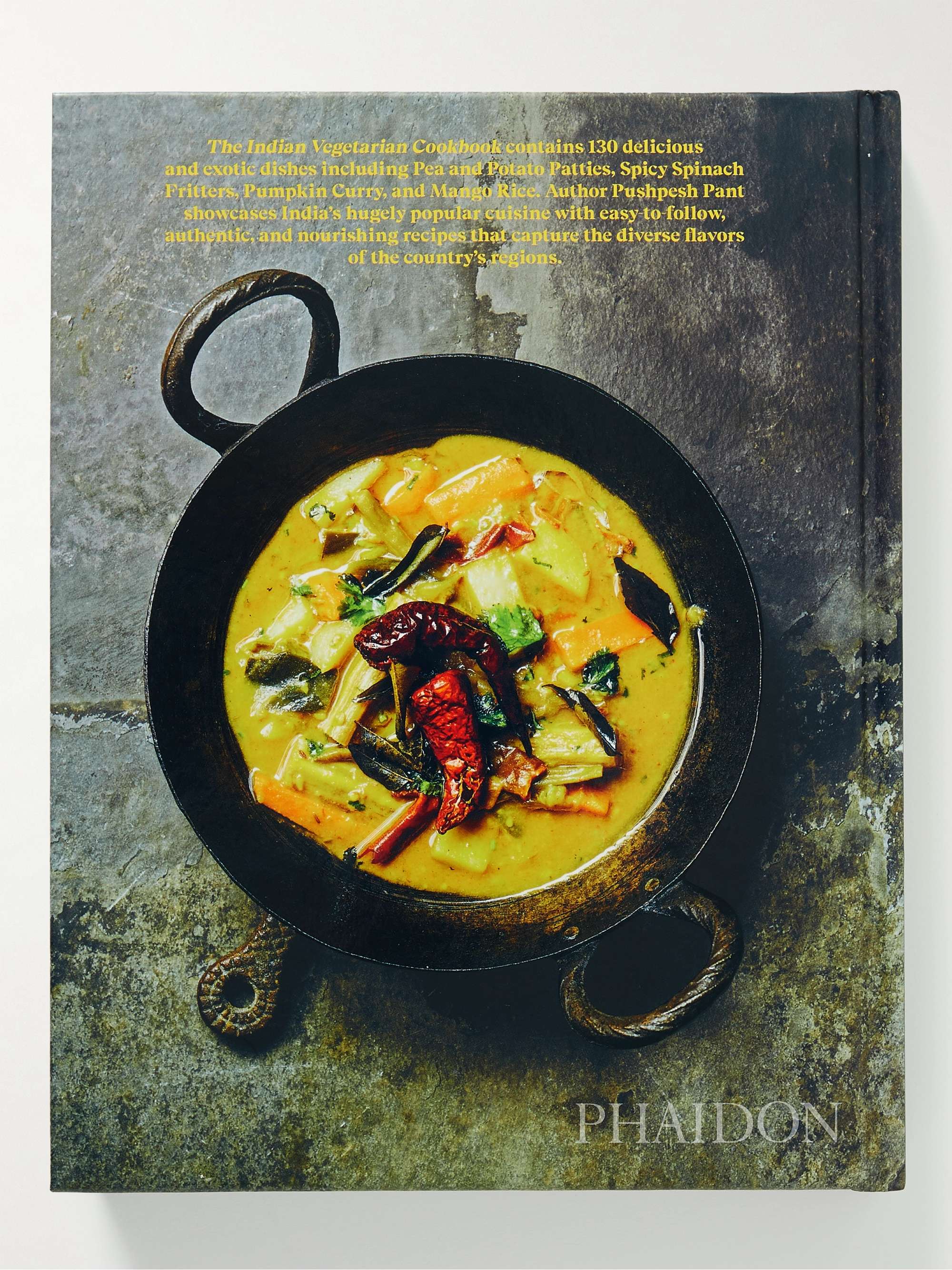 PHAIDON The Indian Vegetarian Cookbook Hardcover Book