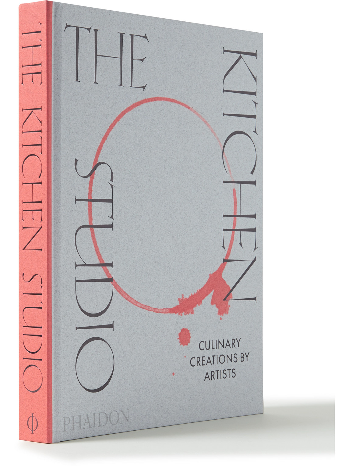 Phaidon The Kitchen Studio: Culinary Creations By Artists Hardcover Book In Red