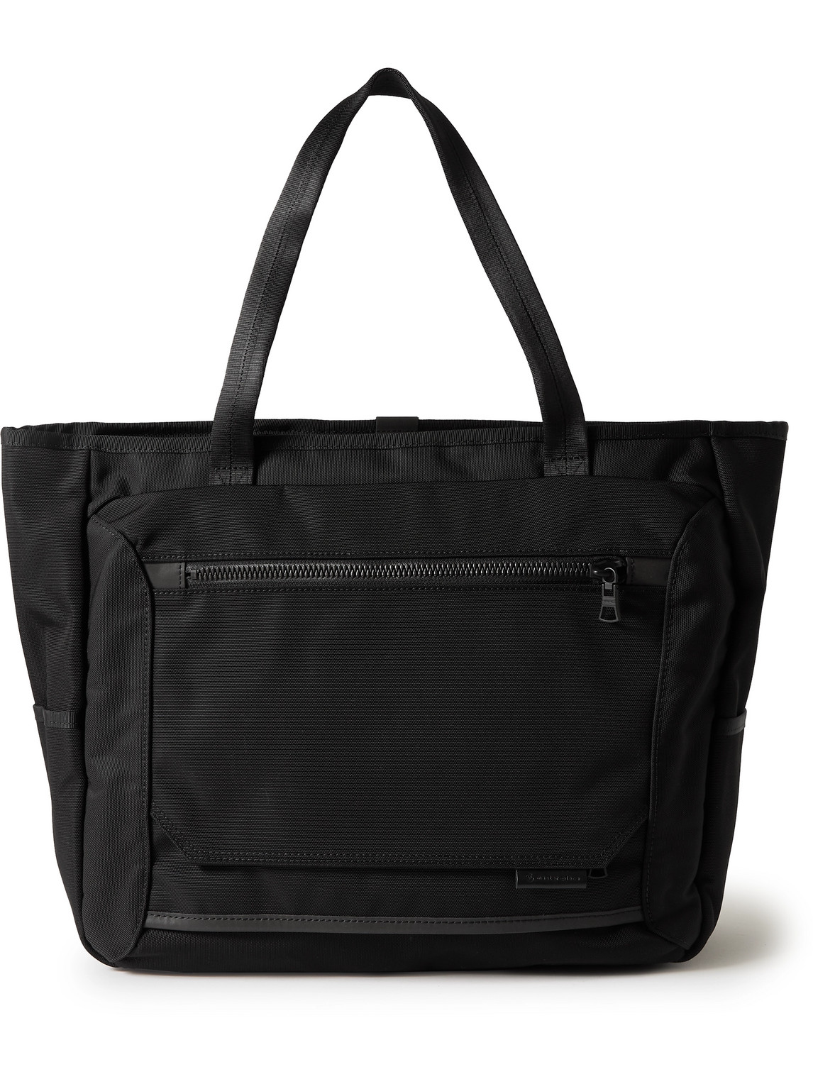 Master-piece Wall Leather-trimmed Cordura Tote Bag In Black | ModeSens