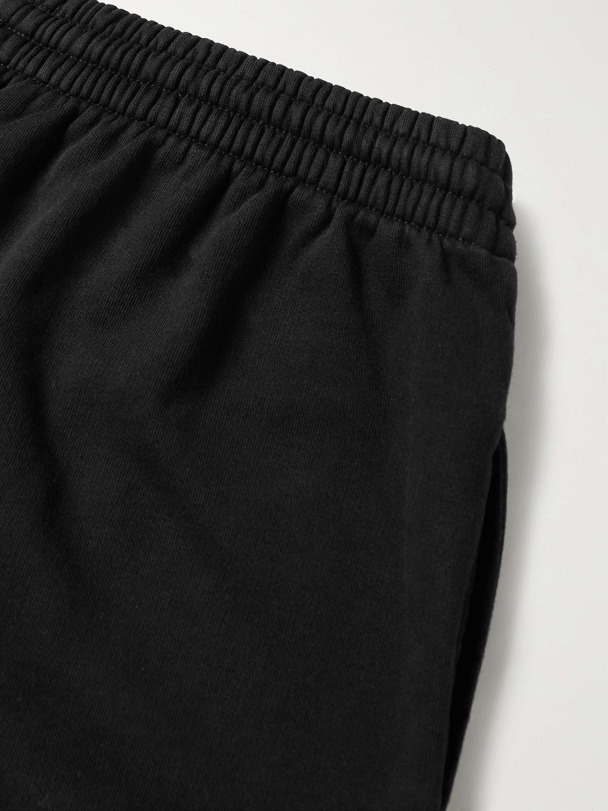 BALENCIAGA Cities Straight-Leg Logo-Print Cotton-Jersey Shorts