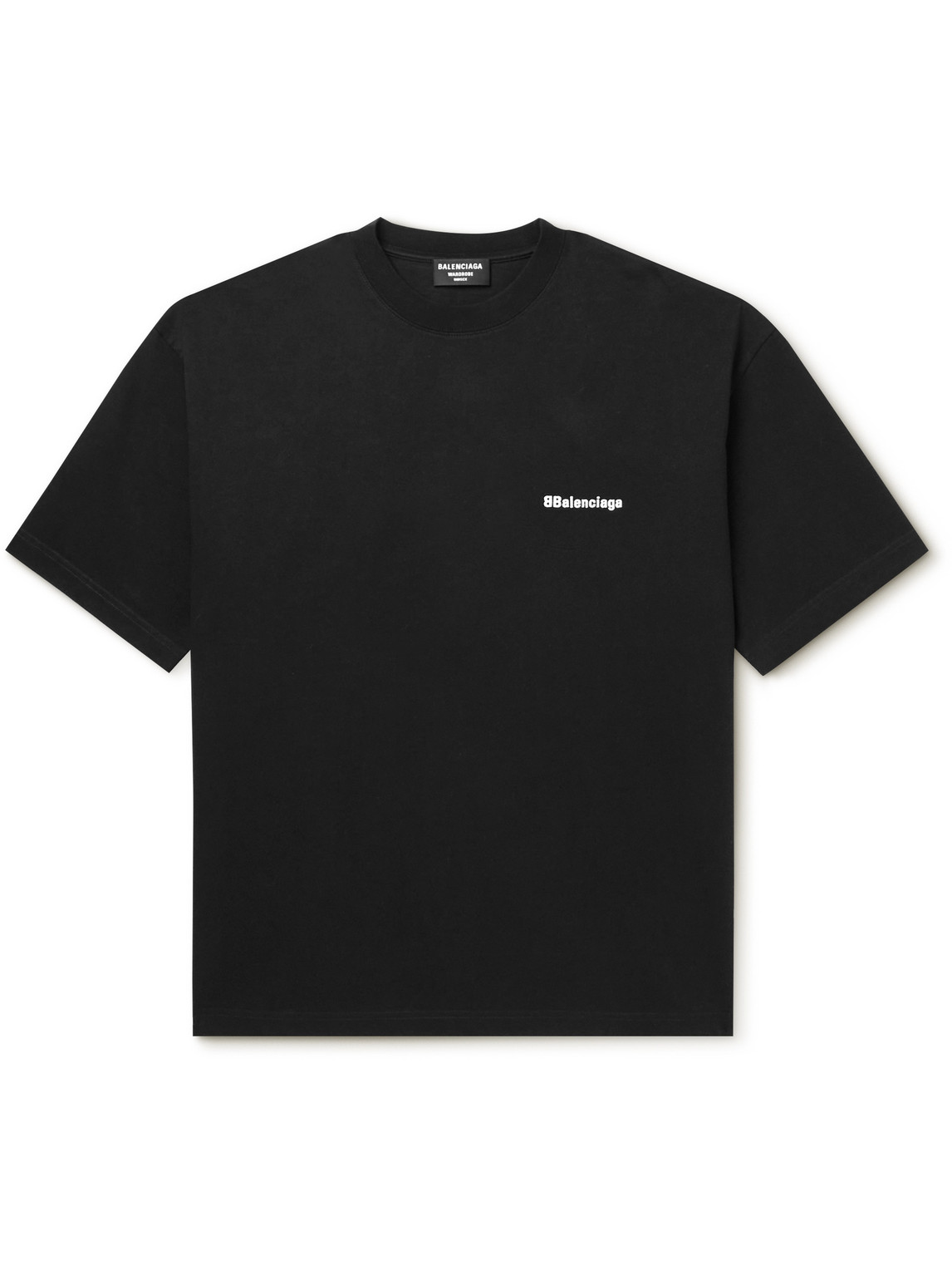 Oversized Logo-Embroidered Cotton-Jersey T-Shirt