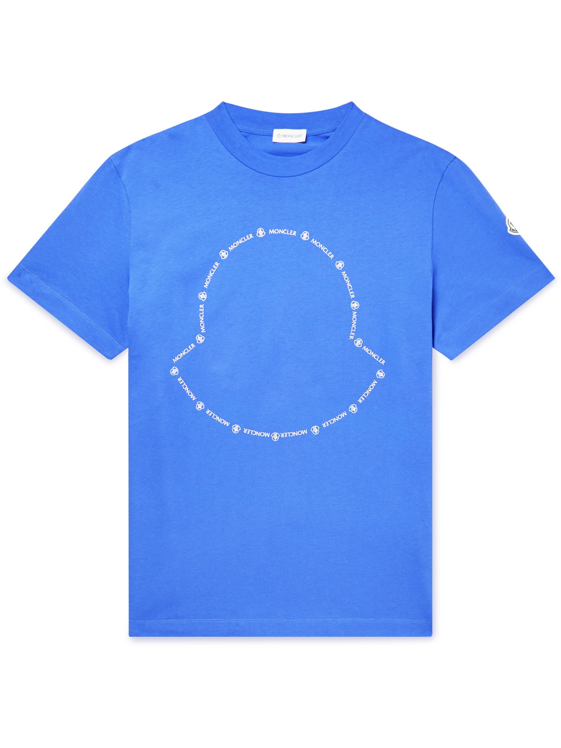 Logo-Appliquéd Printed Cotton-Jersey T-Shirt