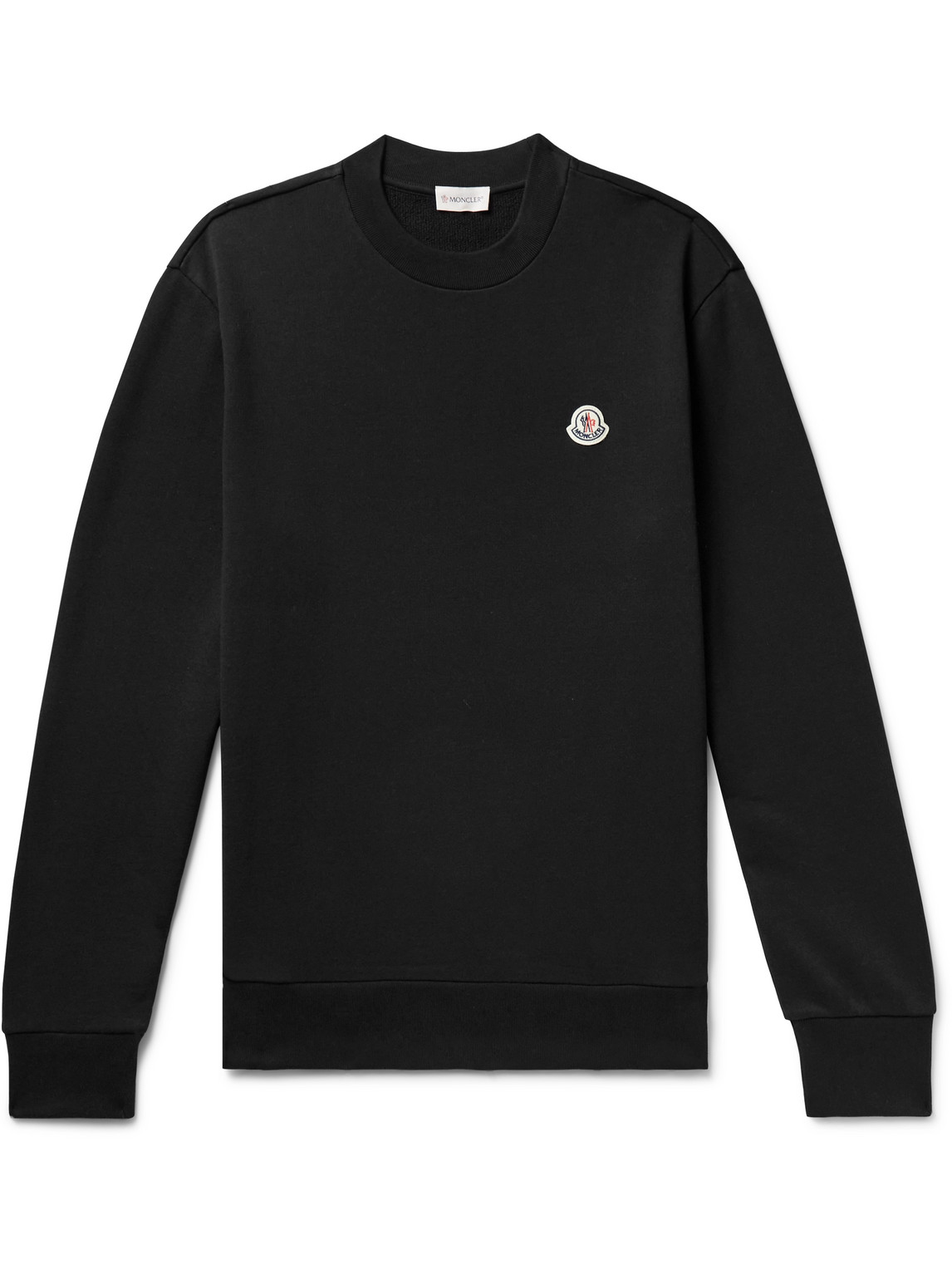 Moncler Logo-Appliquéd Cotton-Jersey Sweatshirt