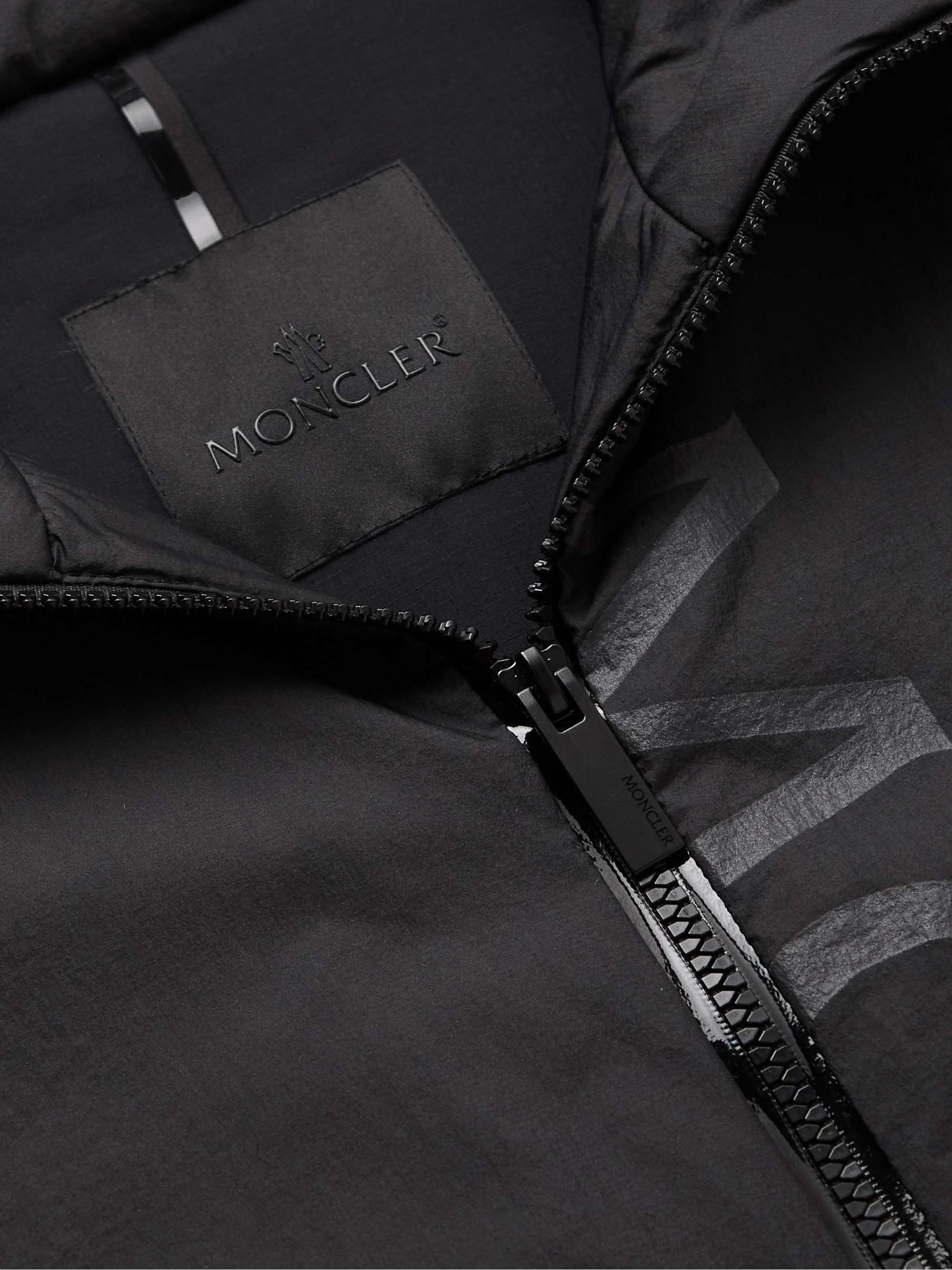 Ichiro Logo-Print Padded Nylon-Ripstop Hooded Jacket