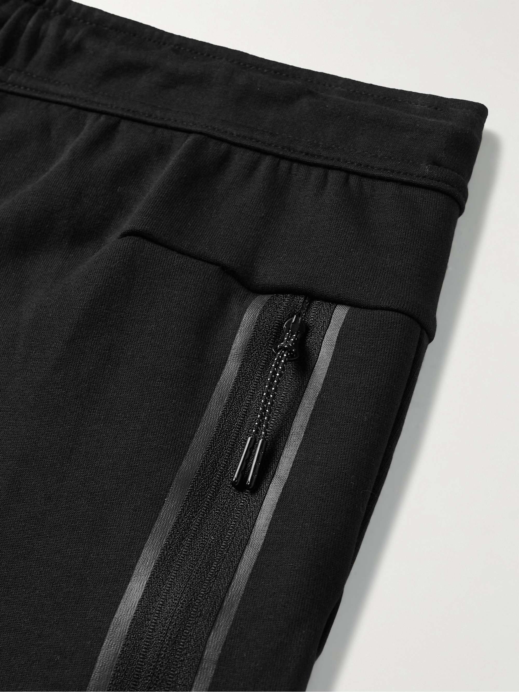 NIKE Straight-Leg Cotton-Blend Tech-Fleece Drawstring Shorts