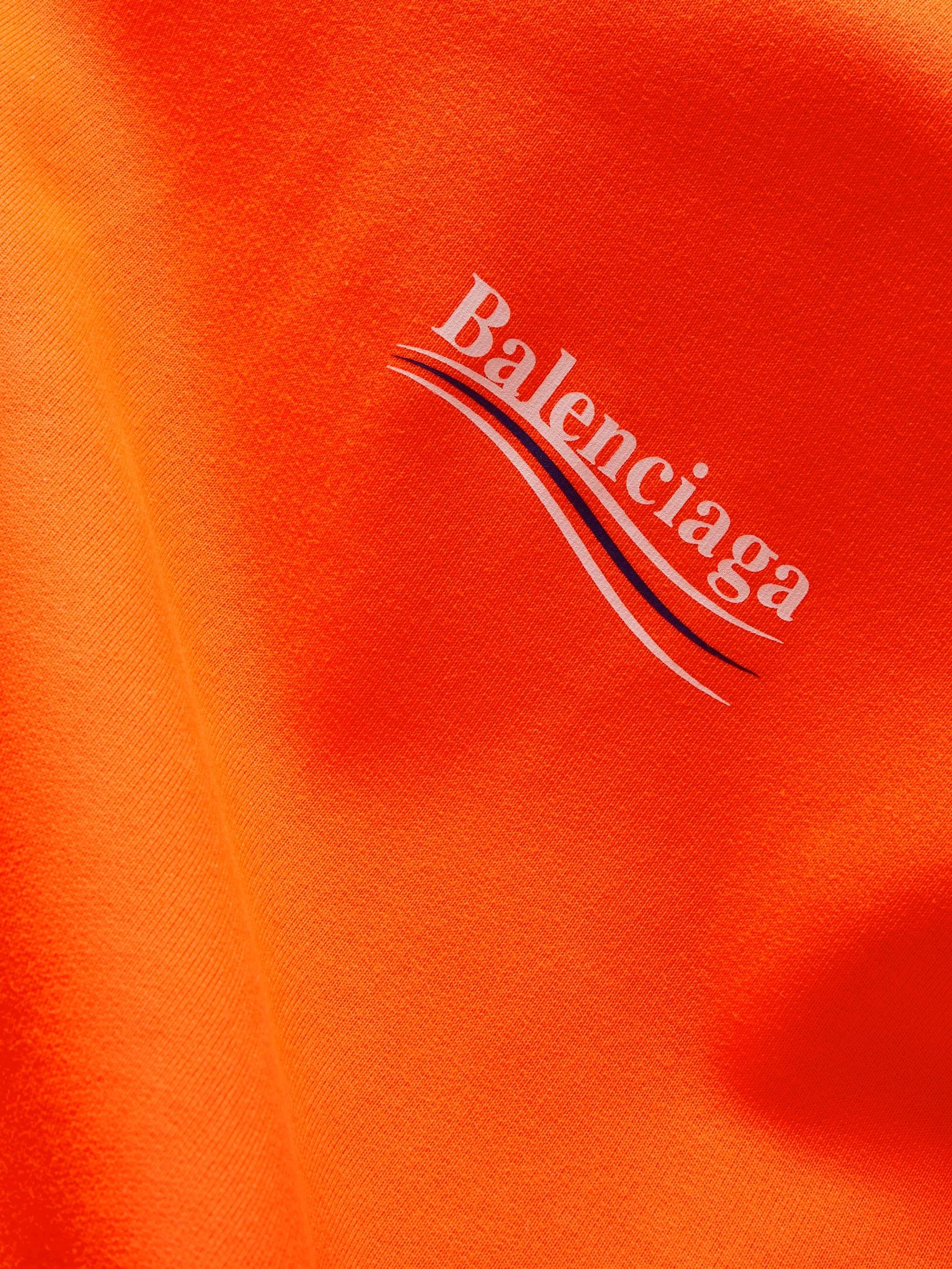 BALENCIAGA Logo-Print Jersey Hoodie