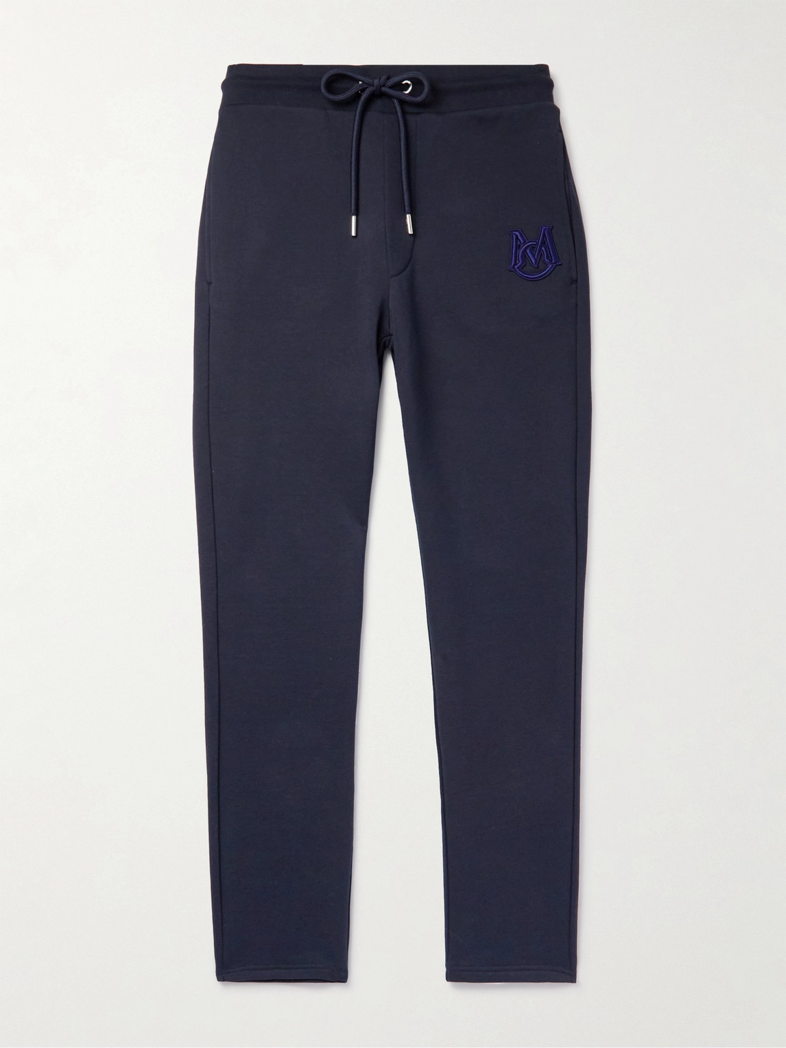 Moncler Tapered Logo-Appliquéd Cotton-Jersey Sweatpants