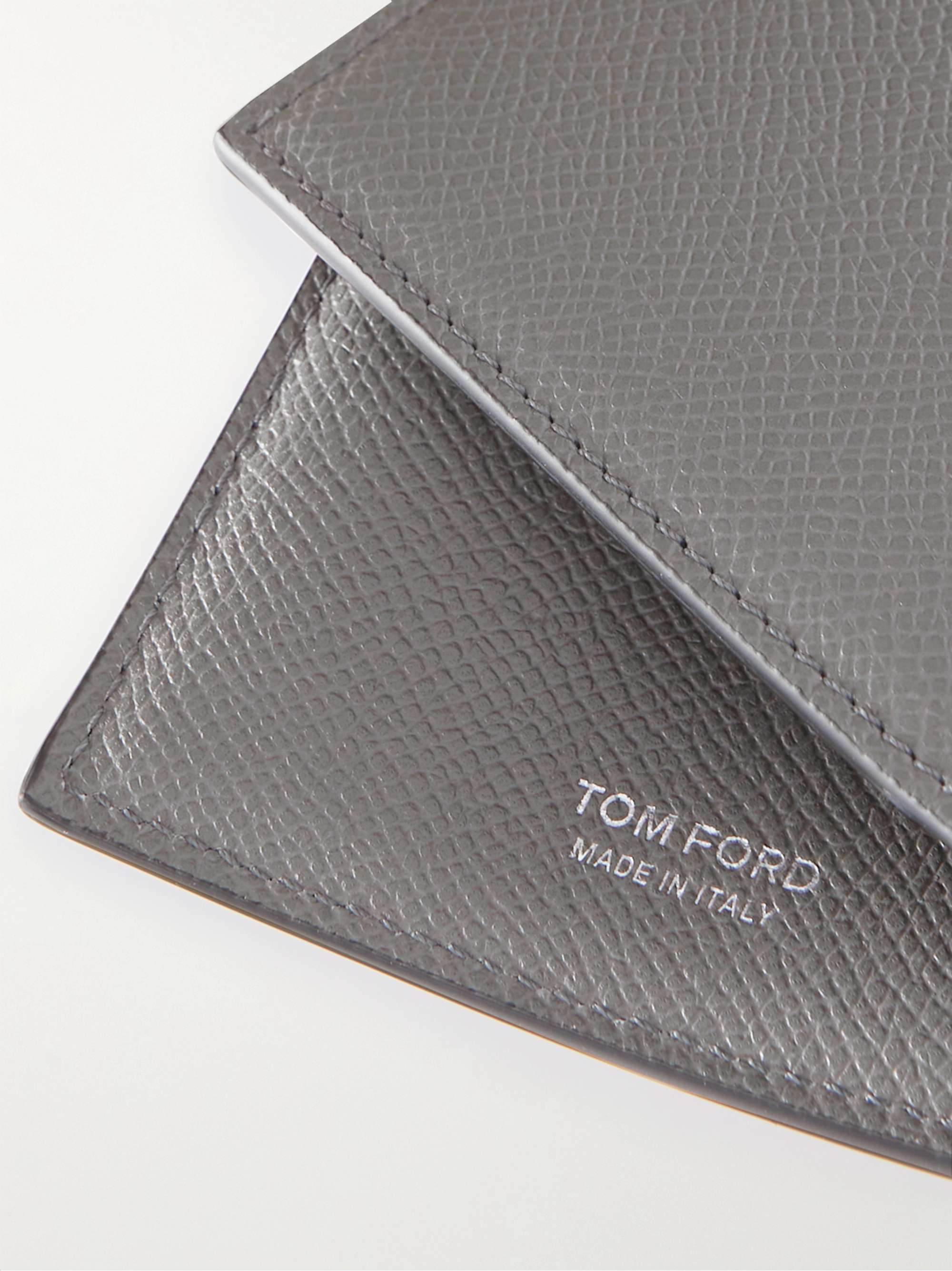 TOM FORD Full-Grain Leather Passport Cover