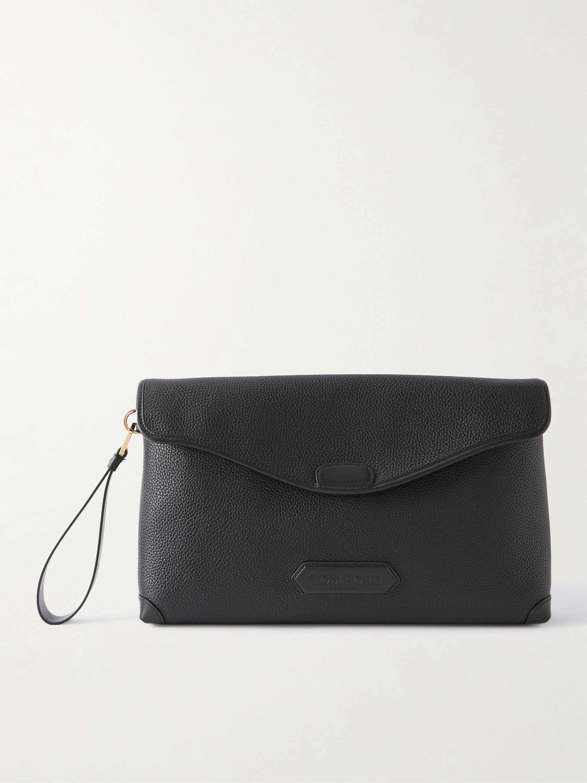 TOM FORD Full-Grain Leather Pouch