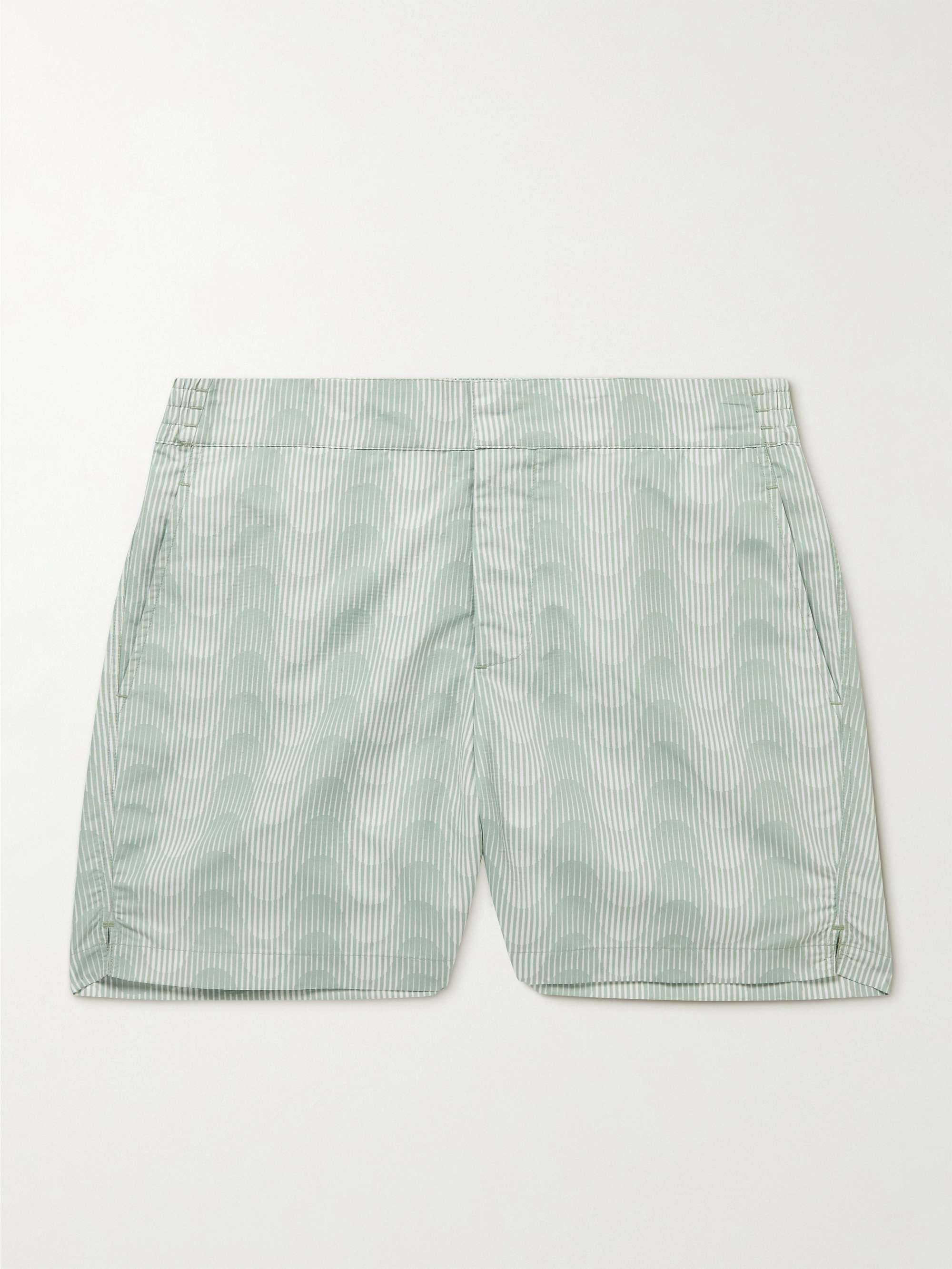 FRESCOBOL CARIOCA Slim-Fit Mid-Length Printed Swim Shorts