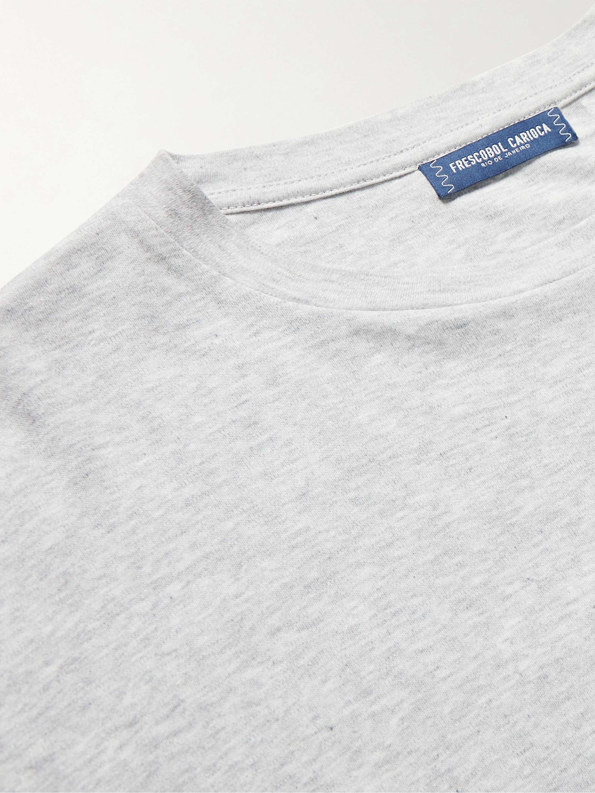 FRESCOBOL CARIOCA Cotton and Linen-Blend Jersey T-Shirt