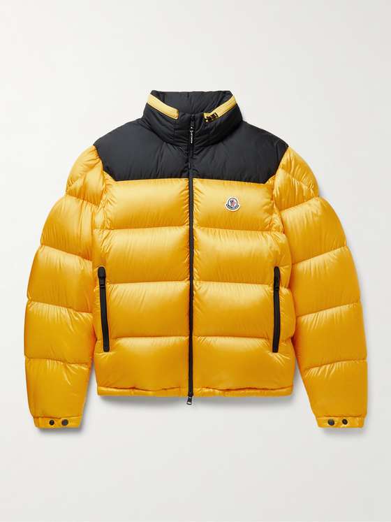 mrporter.com | Peuplier Logo-Appliquéd Quilted Shell and Ripstop Down Hooded Jacket