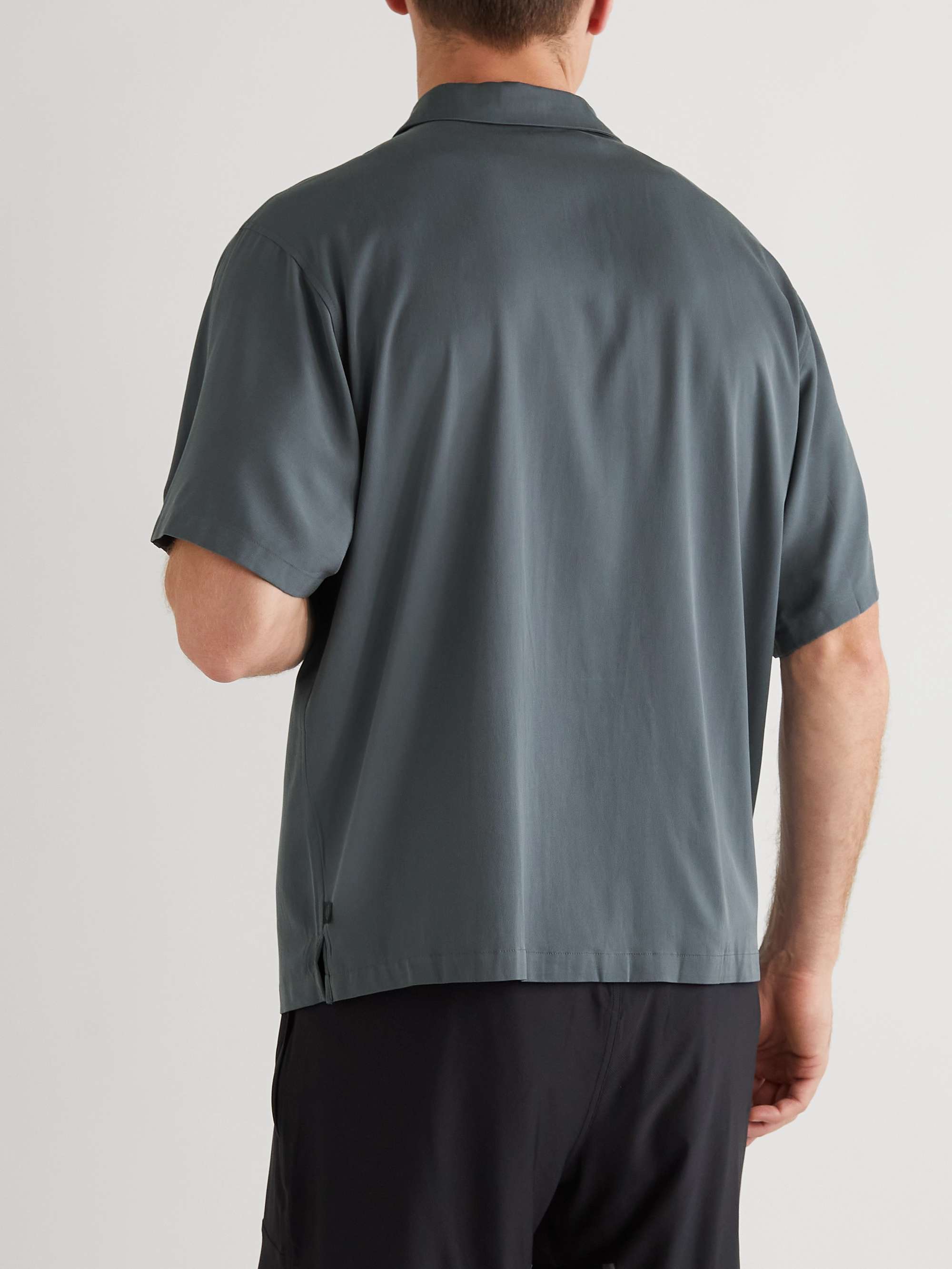 LULULEMON Lab Camp-Collar Stretch-Jersey Shirt