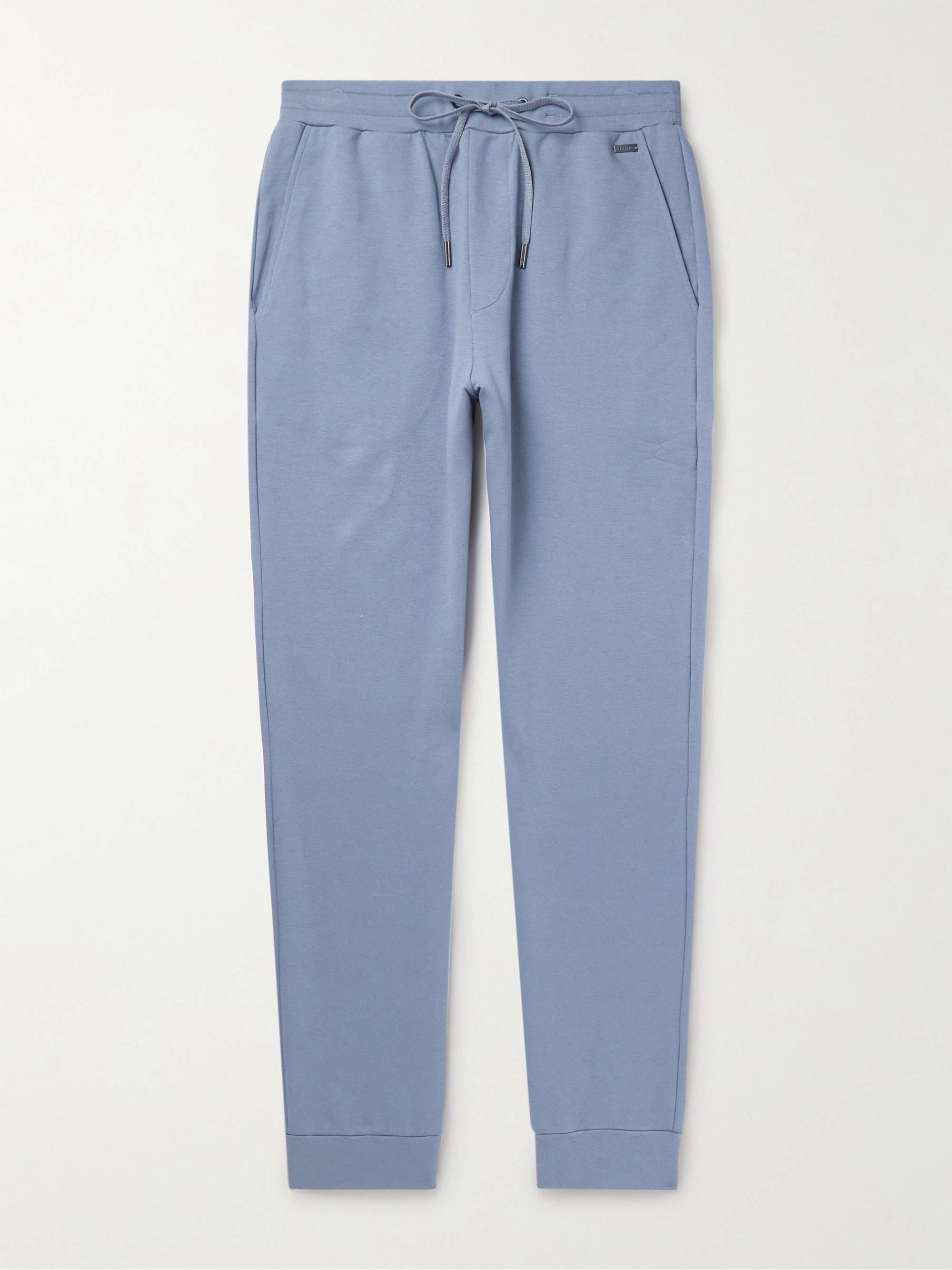 HANRO Natural Living Straight-Leg Organic Stretch-Cotton Jersey Sweatpants
