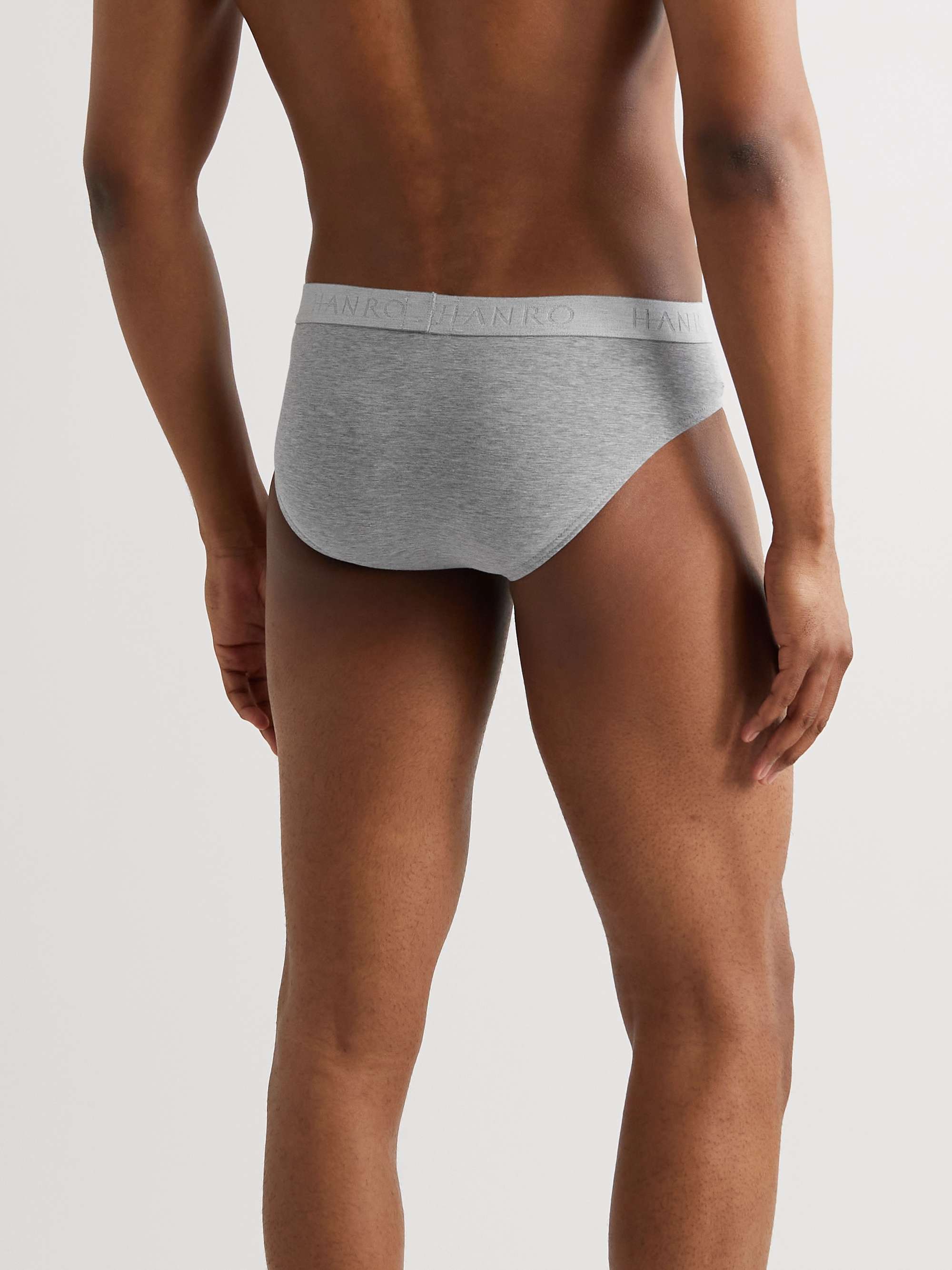 HANRO Two-Pack Stretch-Cotton Jersey Briefs