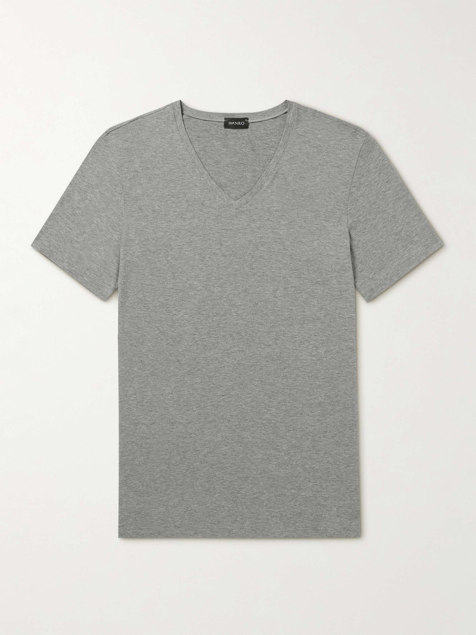 HANRO Superior Mercerised Stretch-Cotton T-Shirt