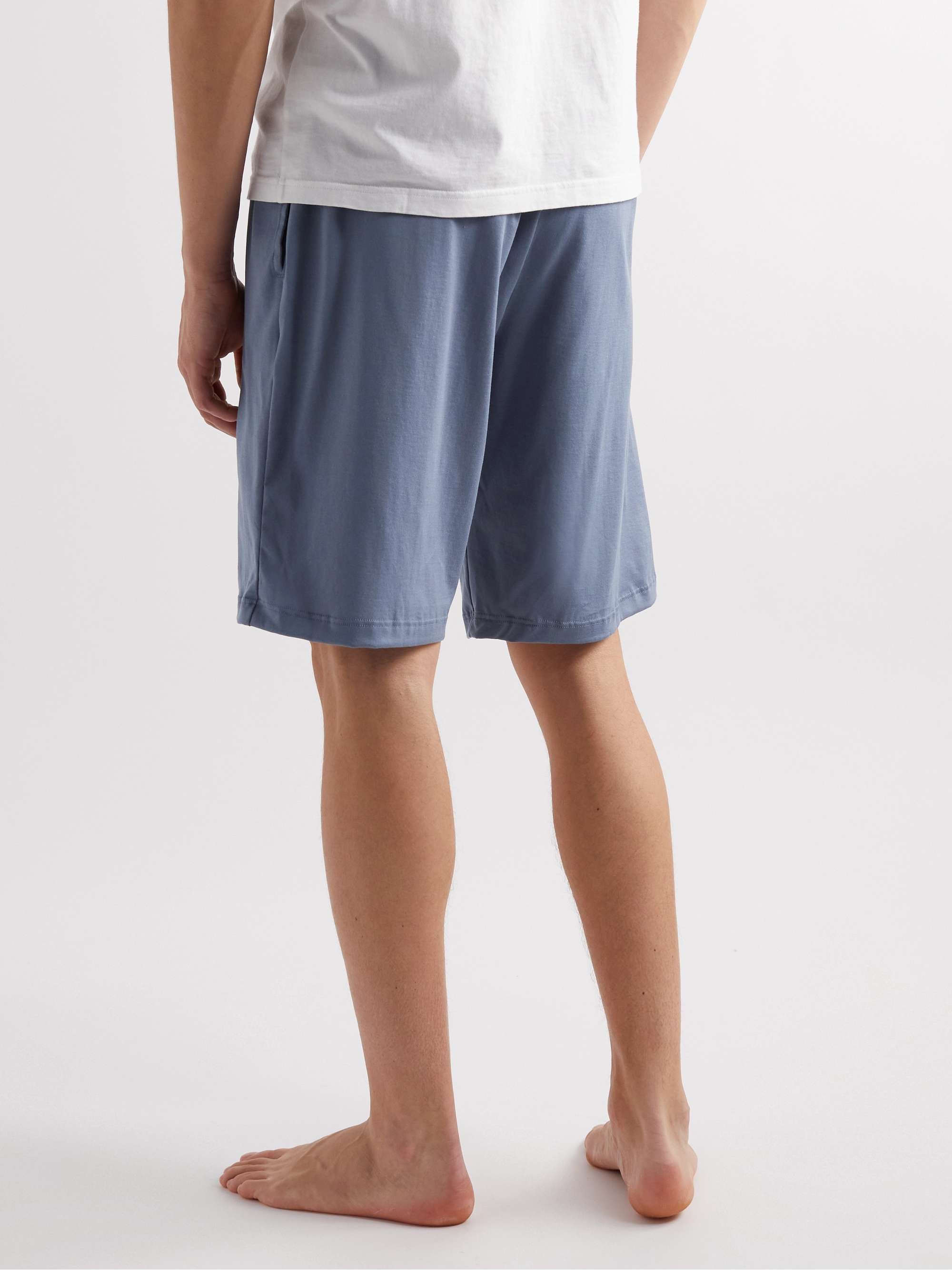 HANRO Cotton-Jersey Drawstring Pyjama Shorts