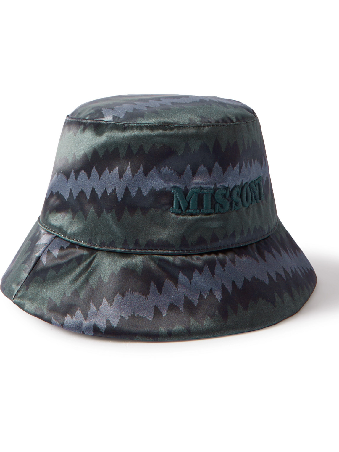 Logo-Embroidered Nylon Bucket Hat