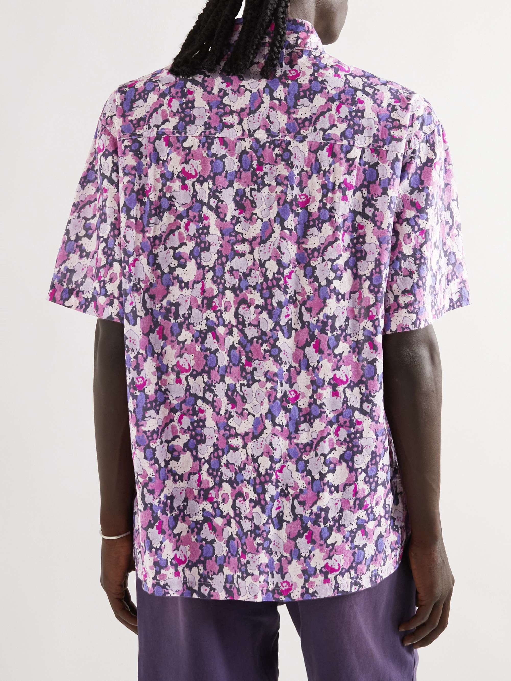 ISABEL MARANT Iggy Printed Cotton-Poplin Shirt