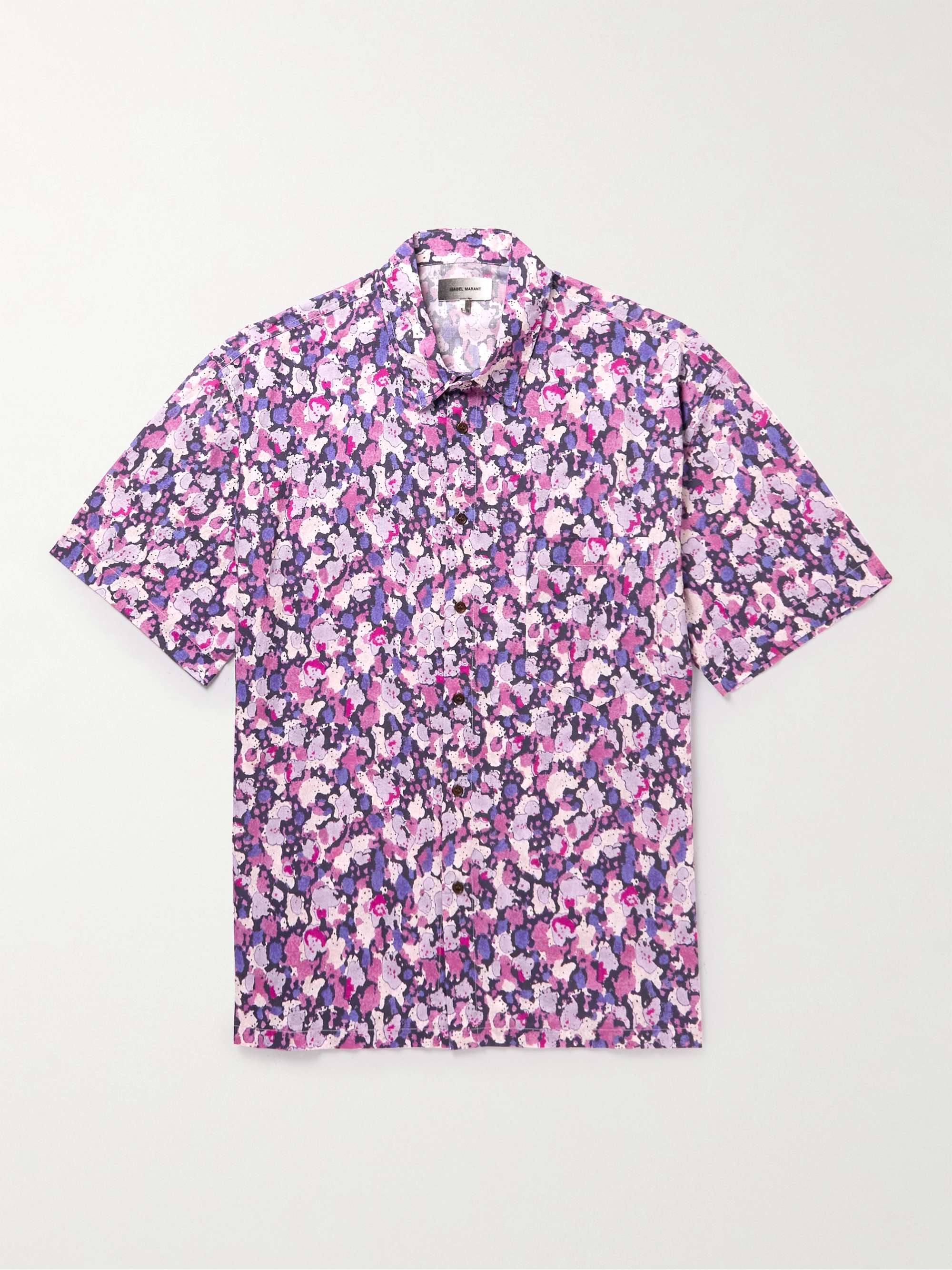 ISABEL MARANT Iggy Printed Cotton-Poplin Shirt